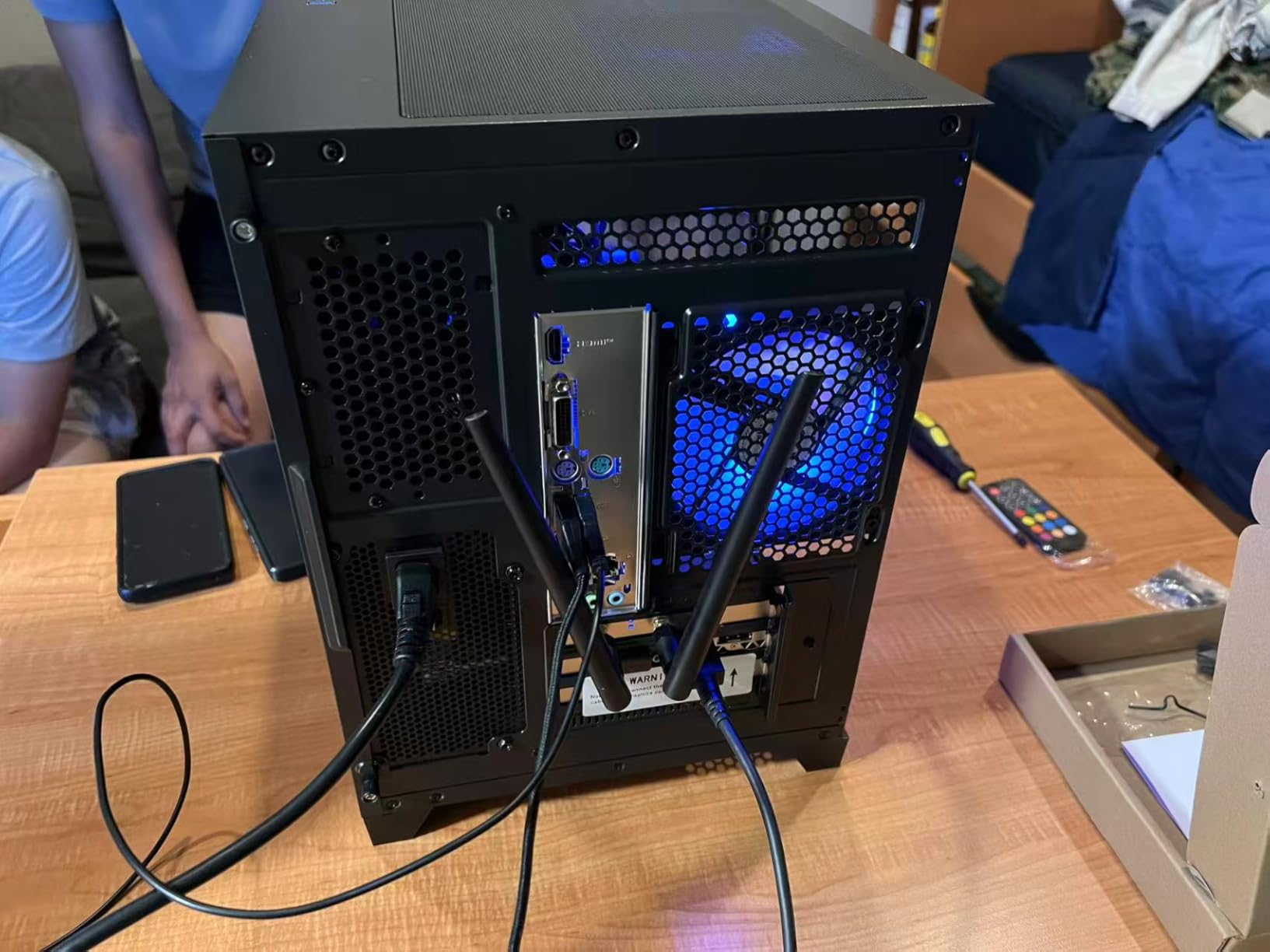 SKYESEV Gaming Desktop Computer PC, AMD Ryzen 5 5600, RTX3050 6GB, 32GB DDR4 | 1TB M.2 NVMe PCIe, ARGB Fan, WiFi, Game Design Office Console, Tower customer photo 1