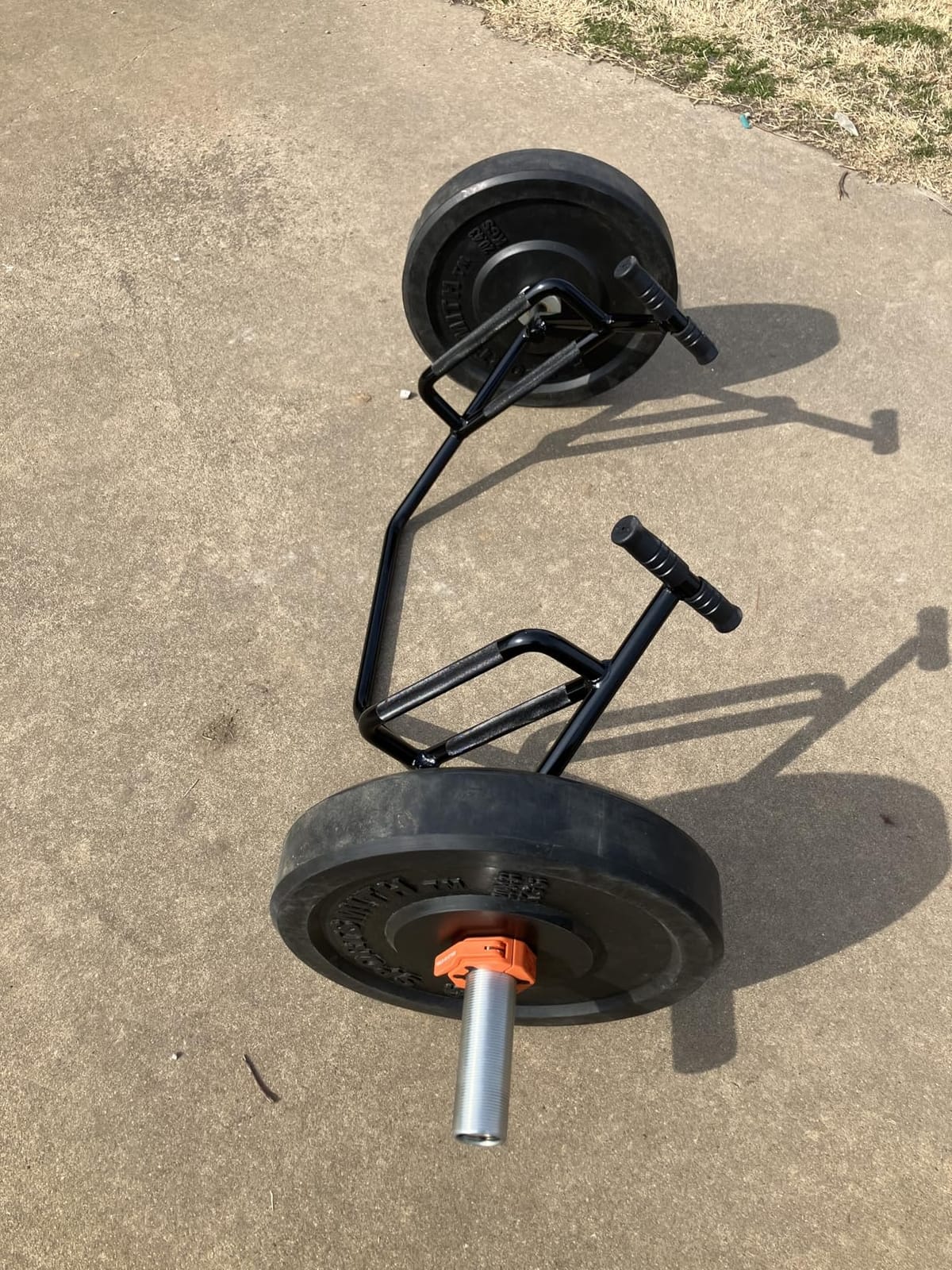 Bells of Steel Trap Bar, Open Ended Hex Bar Deadlift & Olympic Trapbar for Weight Lifting, Heavy Duty Hexagonal Dead Lift Bar with Rotating Sleeves, Built-in Jack, 700lb, for Commercial & Home Gym customer photo 1