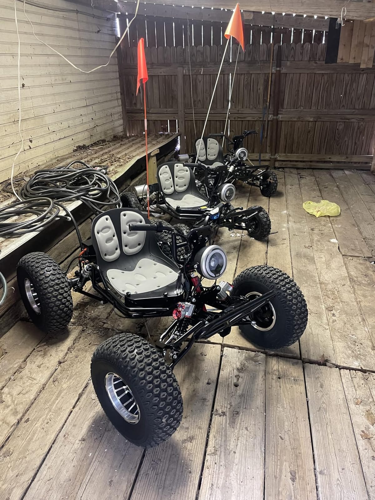 48V 20Ah Electric Off-Road Go Kart for Adults & Teens (Red) | Peak 4000W, 31 MPH, 30-Mile Range, Shaft Drive, Dual Hydraulic Brakes, AT19x7-8 Tires customer photo 2