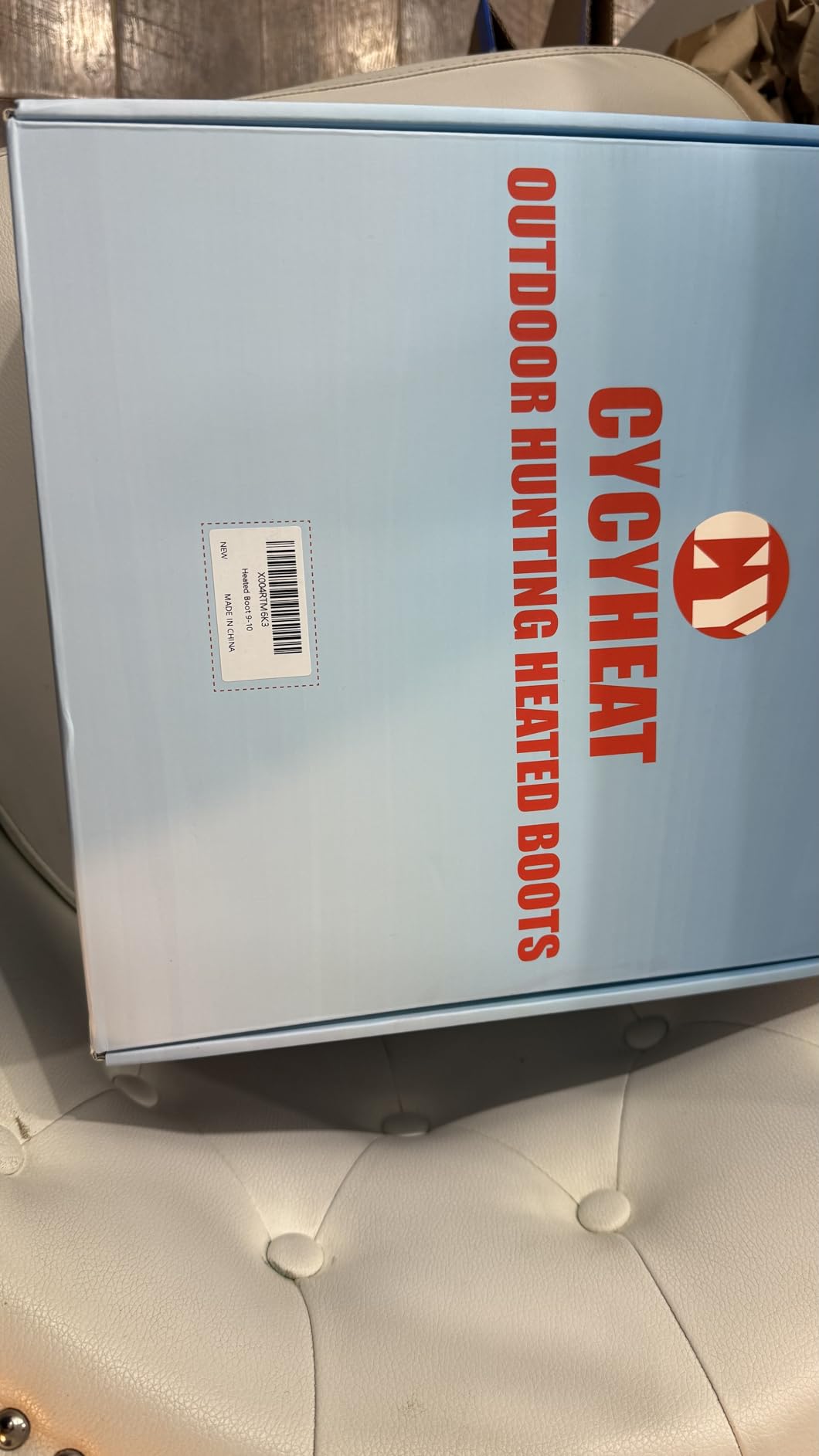 Heated Boot - Men and Women Non-Slip Water Proof Electric Heating Shoe, 6000mAh Battery Pack customer photo 1