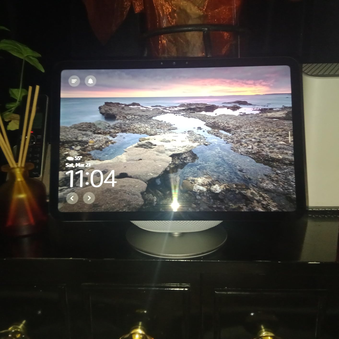 Amazon Echo Show 11 (2025 release) with Amazon Adjustable Stand, Glacier White customer photo 1