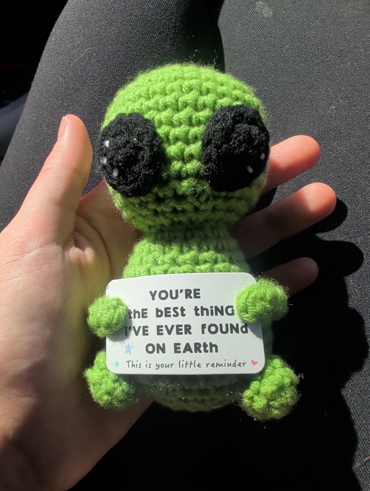Gifts for Him Her Boyfriend Girlfriend Men Women Crochet Alien for My Love customer photo 2