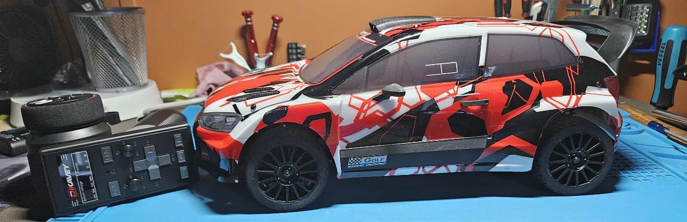1:12 RC Rally Car Fast Max 50 MPH,Drift Adults RC Car | with Gyro 4X4,Brushless Fast RC Cars with 3S 2200 mAh Battery,Off-Road Remote Control Cars 4WD,for Racetrack & Mud-Red customer photo 1