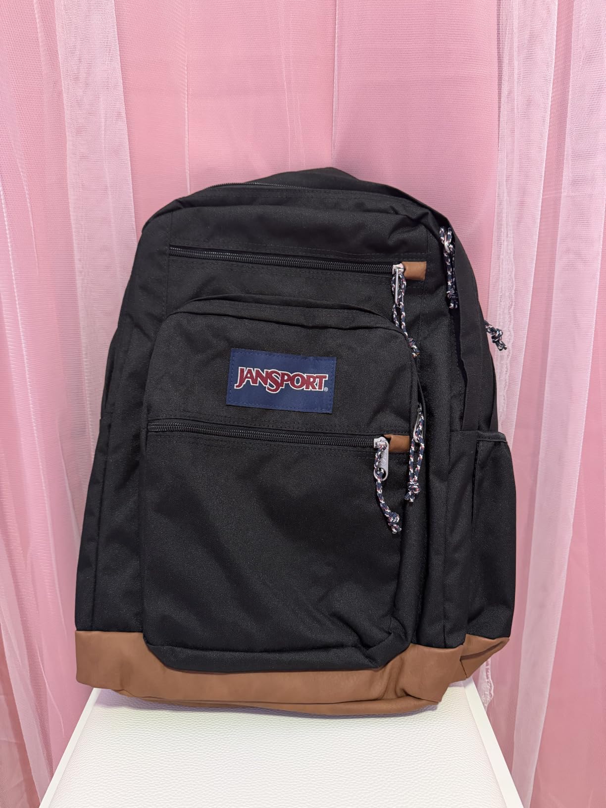 JanSport 34L Cool Backpack - 15-inch Laptop Sleeve, Smokey Grit | Ergonomic Straps, Waterbottle Pocket, Campus Weekender Travel Rucksack customer photo 1