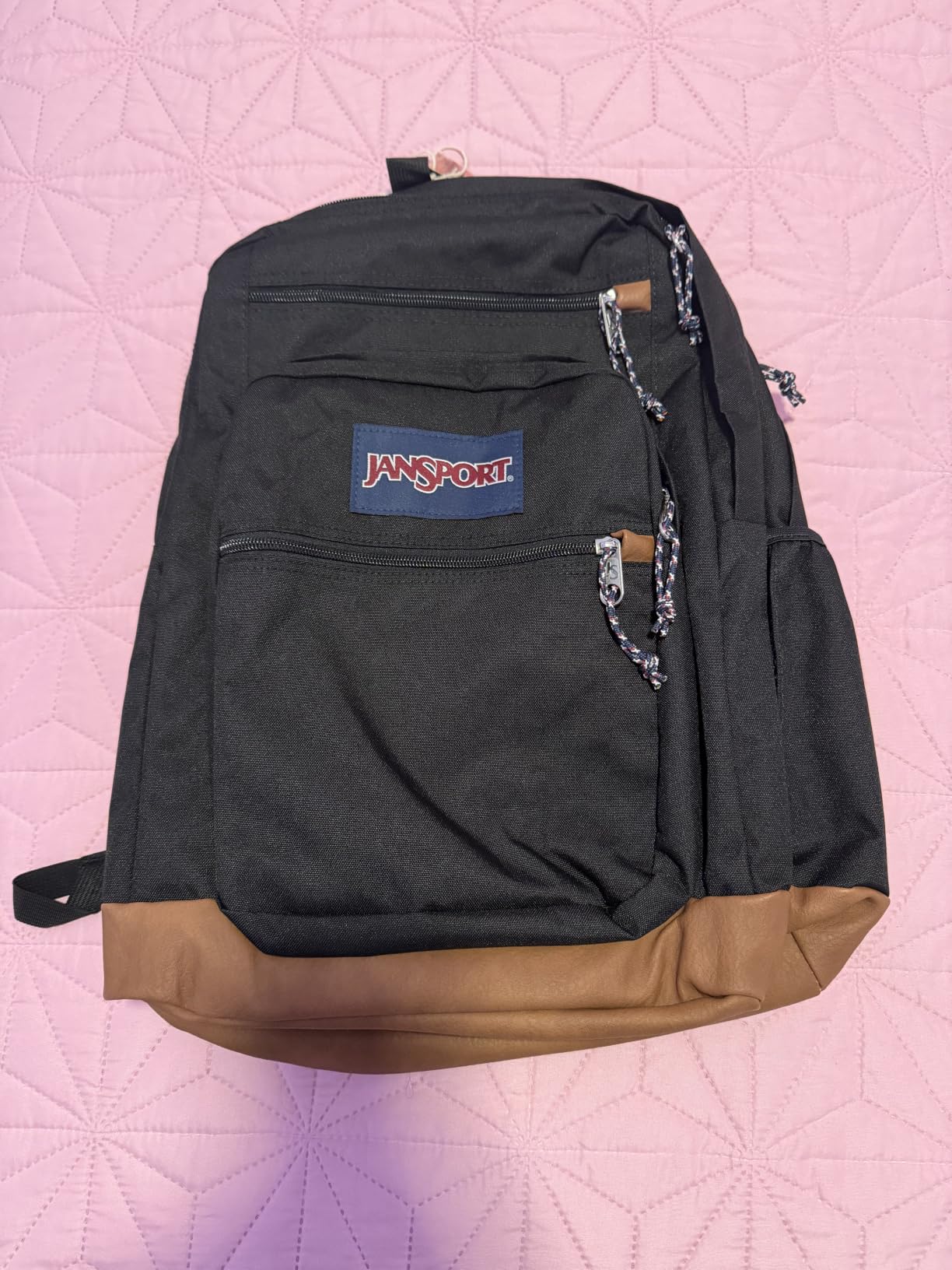 JanSport 34L Cool Backpack - 15-inch Laptop Sleeve, Smokey Grit | Ergonomic Straps, Waterbottle Pocket, Campus Weekender Travel Rucksack customer photo 2