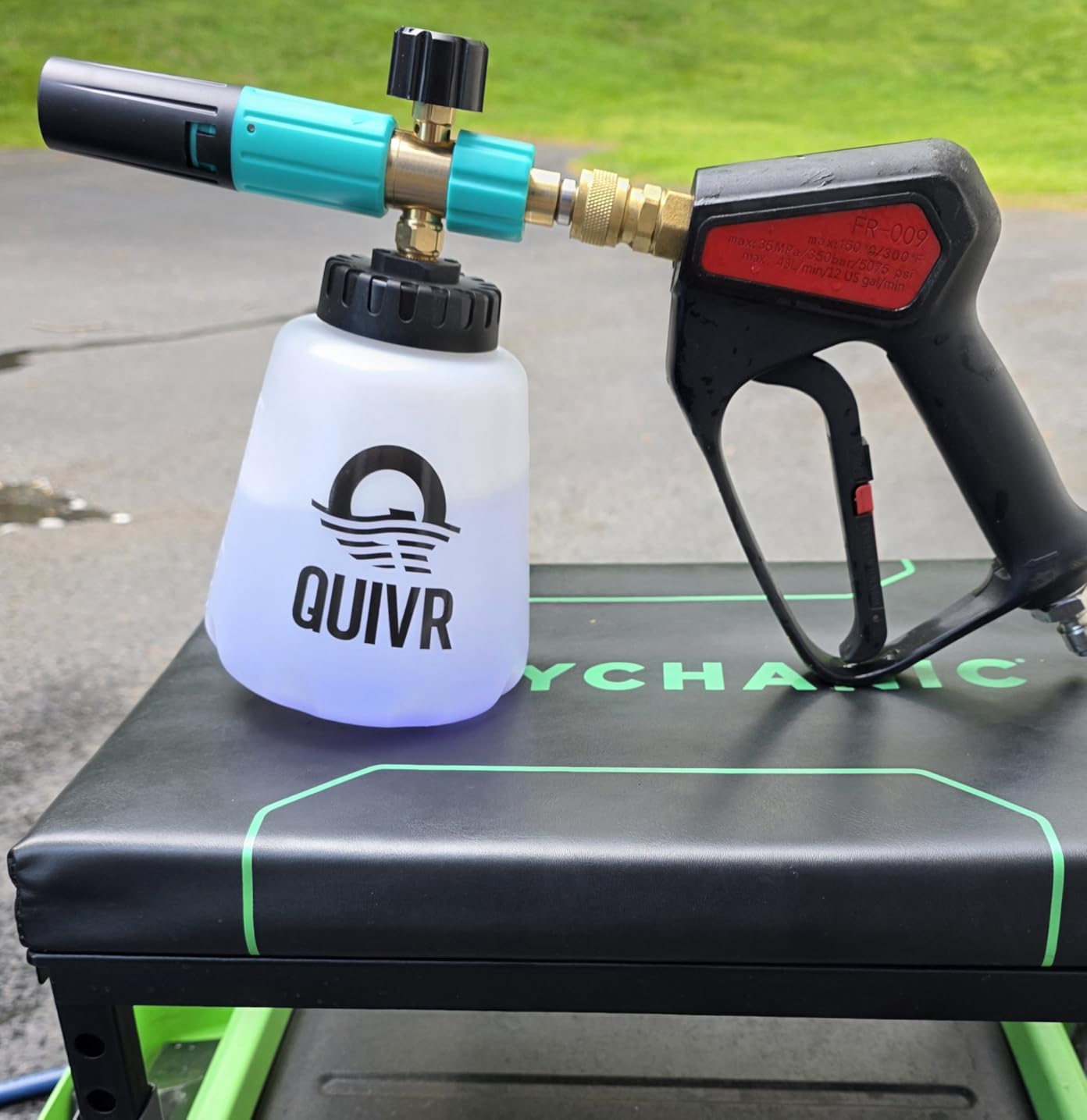 QUIVR Foam Cannon - Adjustable Foam Blaster for Pressure Washers, Professional Car Wash Tool for Thick Suds, Auto Detailing, Trucks, RVs, Boats, Motorcycles, and More customer photo 2