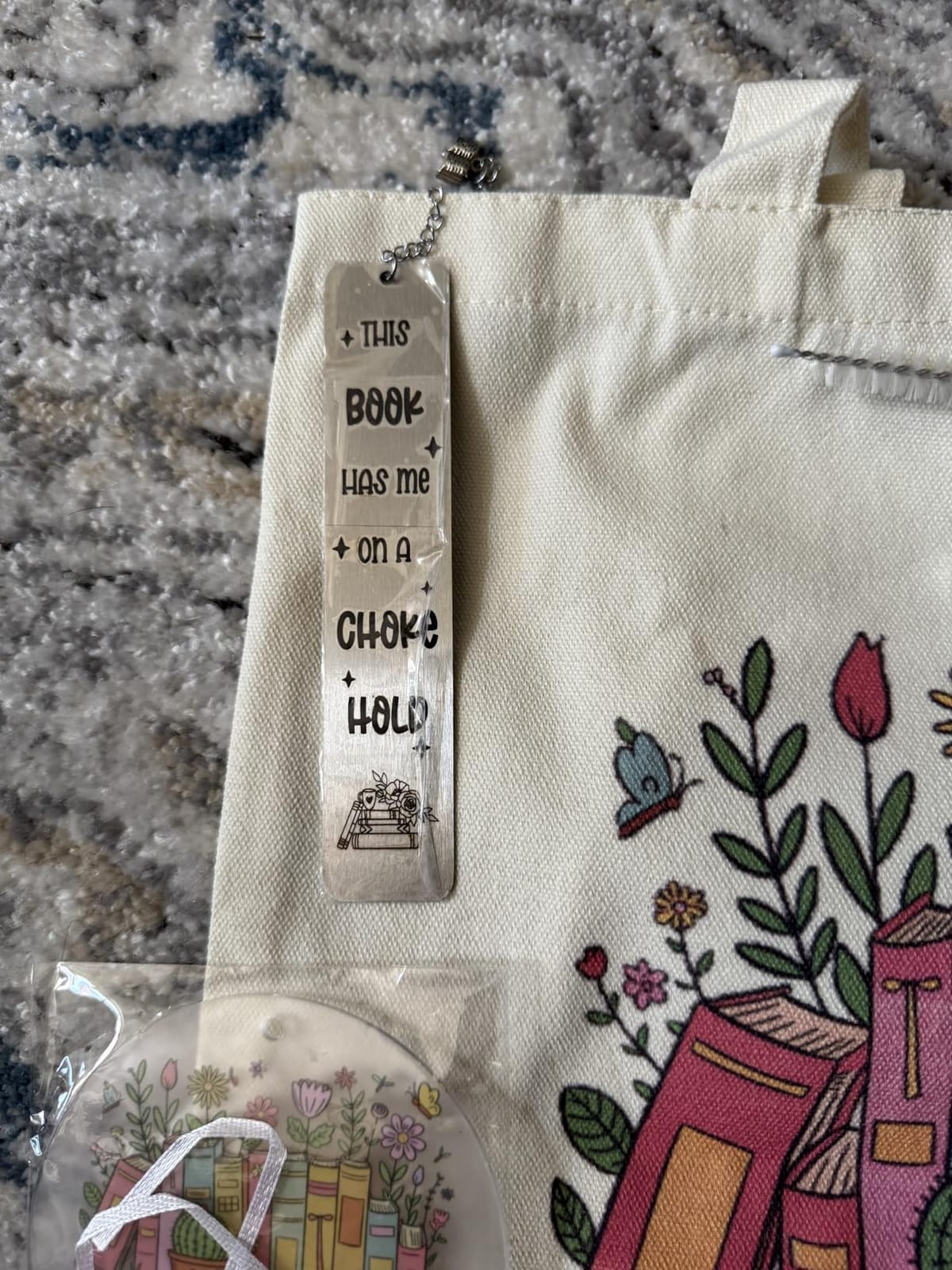 Book Lovers Gifts, Bookish Gifts for Book Lovers Readers Women | Book Accessories for Reading Lovers Basket Set of 8 customer photo 2