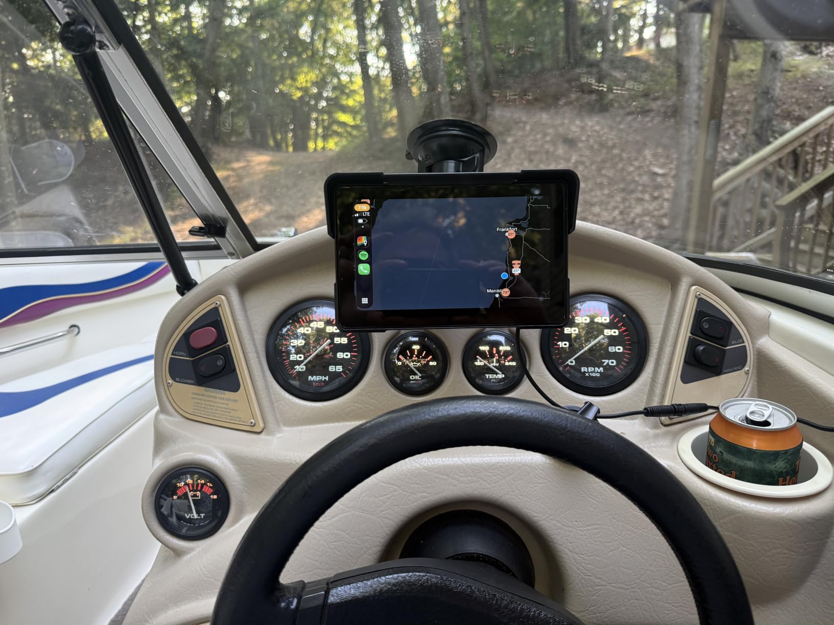 WonVon 7 Inch Wireless Motorcycle Carplay GPS Navigation System with Apple Carplay and Android Auto Portable Screen, Dual Bluetooth, Siri, Google Assistant, Magnetic Mount customer photo 1