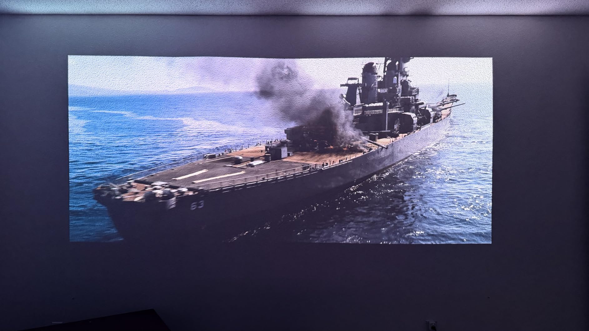 Hisense PT1 Ultra Short Throw Triple Laser Projector, 4K UHD, Google TV, 80'' - 150'', 2500 Lumens, 3000:1 Contrast, IMAX Enhanced, Dolby Vision & Atmos, 3D, 240 High Refresh Rate customer photo 1