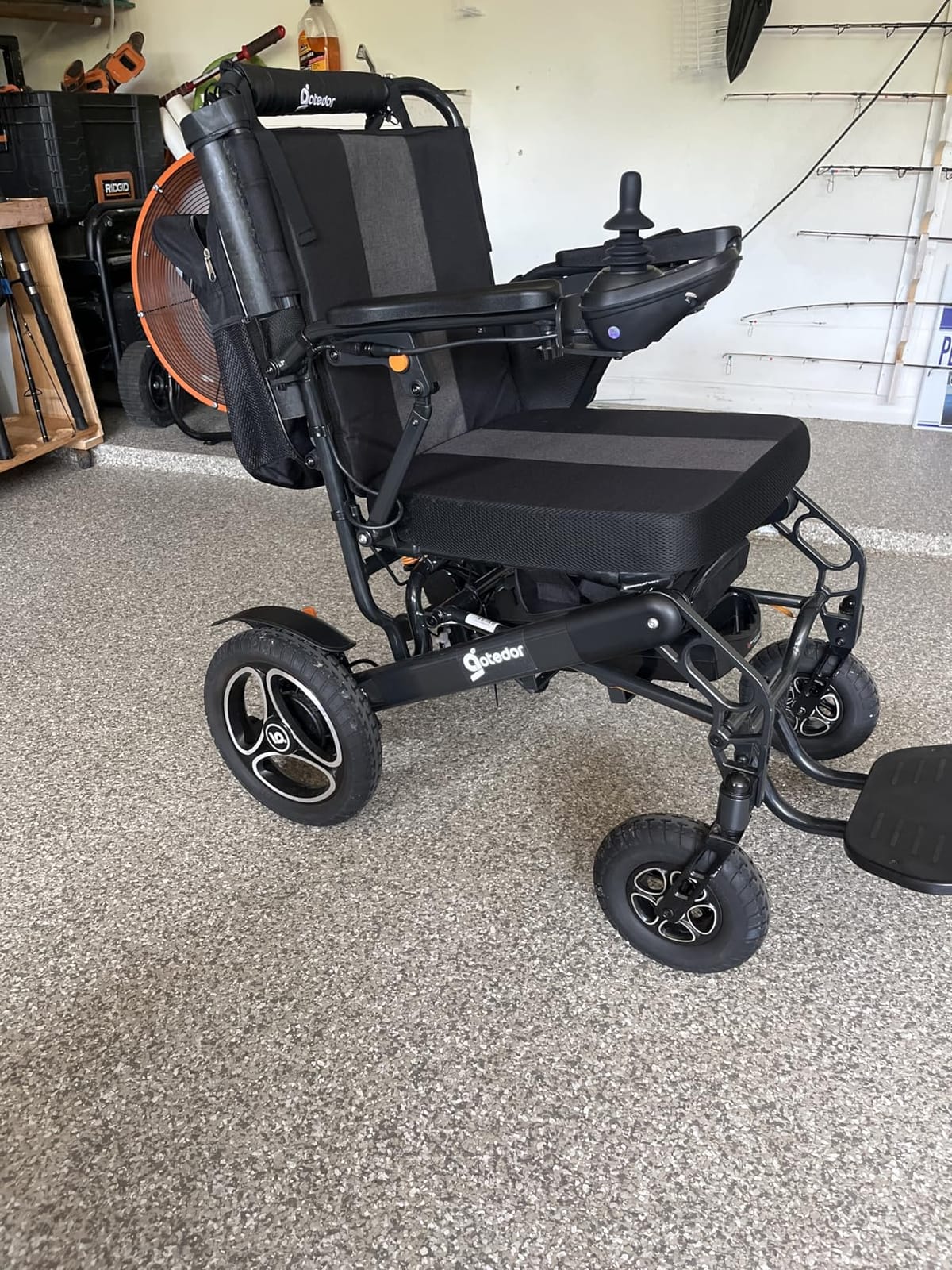Aotedor Electric Wheelchair for Adults, 35 Miles Dual Battery, Foldable Power Wheelchair with Dual Brushless Motors, 330 lbs Capacity, Airline Approved, Stable & Reliable Performance customer photo 2