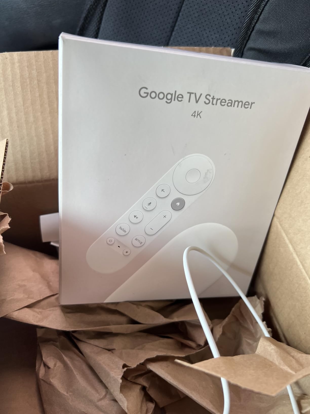 Google TV Streamer 4K - Fast Streaming Entertainment on Your Device with Voice Search Remote - Watch Movies, Shows, Live, and Netflix in HDR - Smart Home Control - 32 GB of Storage - Hazel customer photo 1