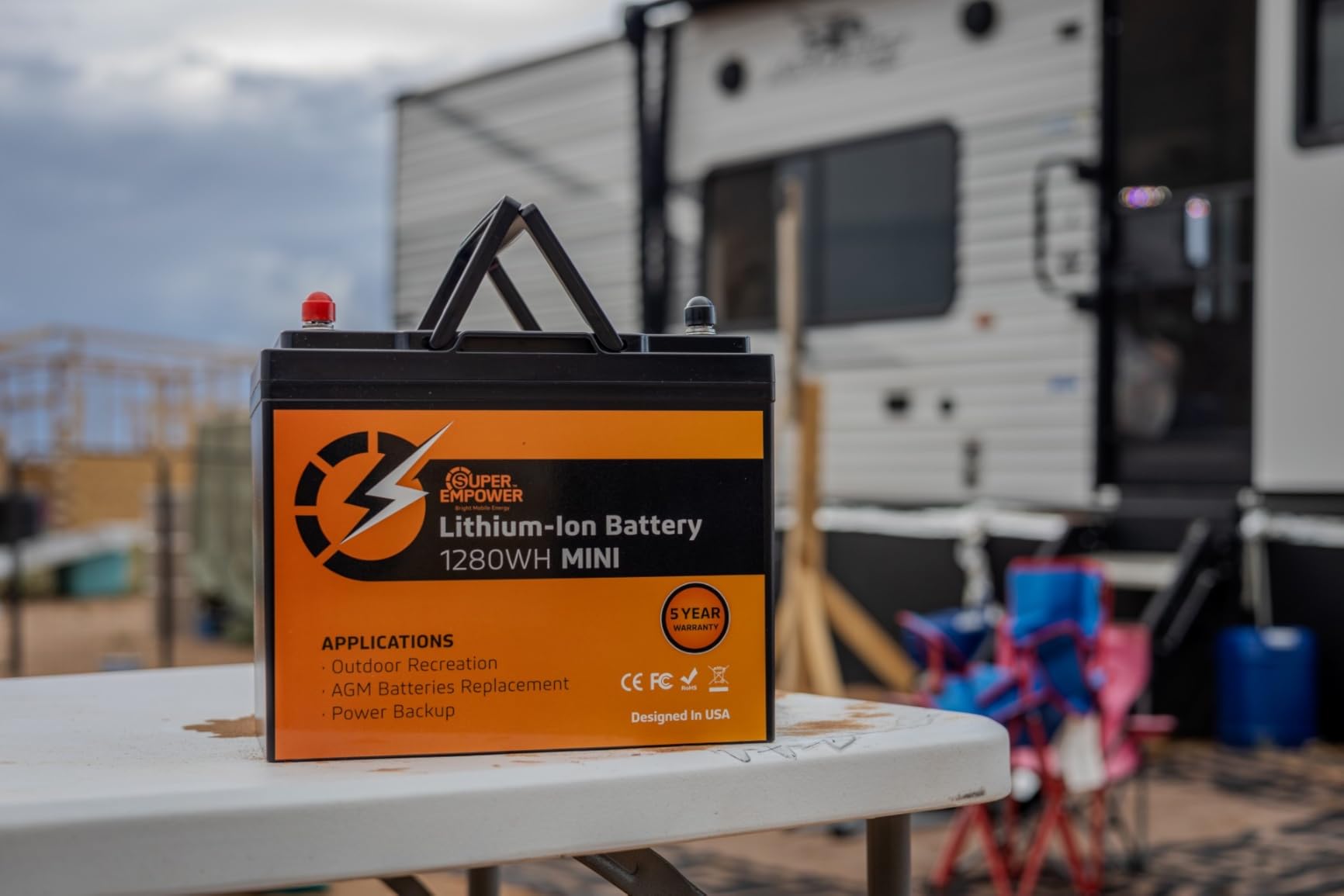 12V 100Ah LiFePO4 Battery, Group 24 Deep Cycle RV/Trolling Motor Battery | 1280Wh Capacity, 100A BMS, Low-Temp Cutoff, Supports 4P4S Expansion, Up to 20.48kWh, for RV, Trolling Motor, Marine & Solar customer photo 1