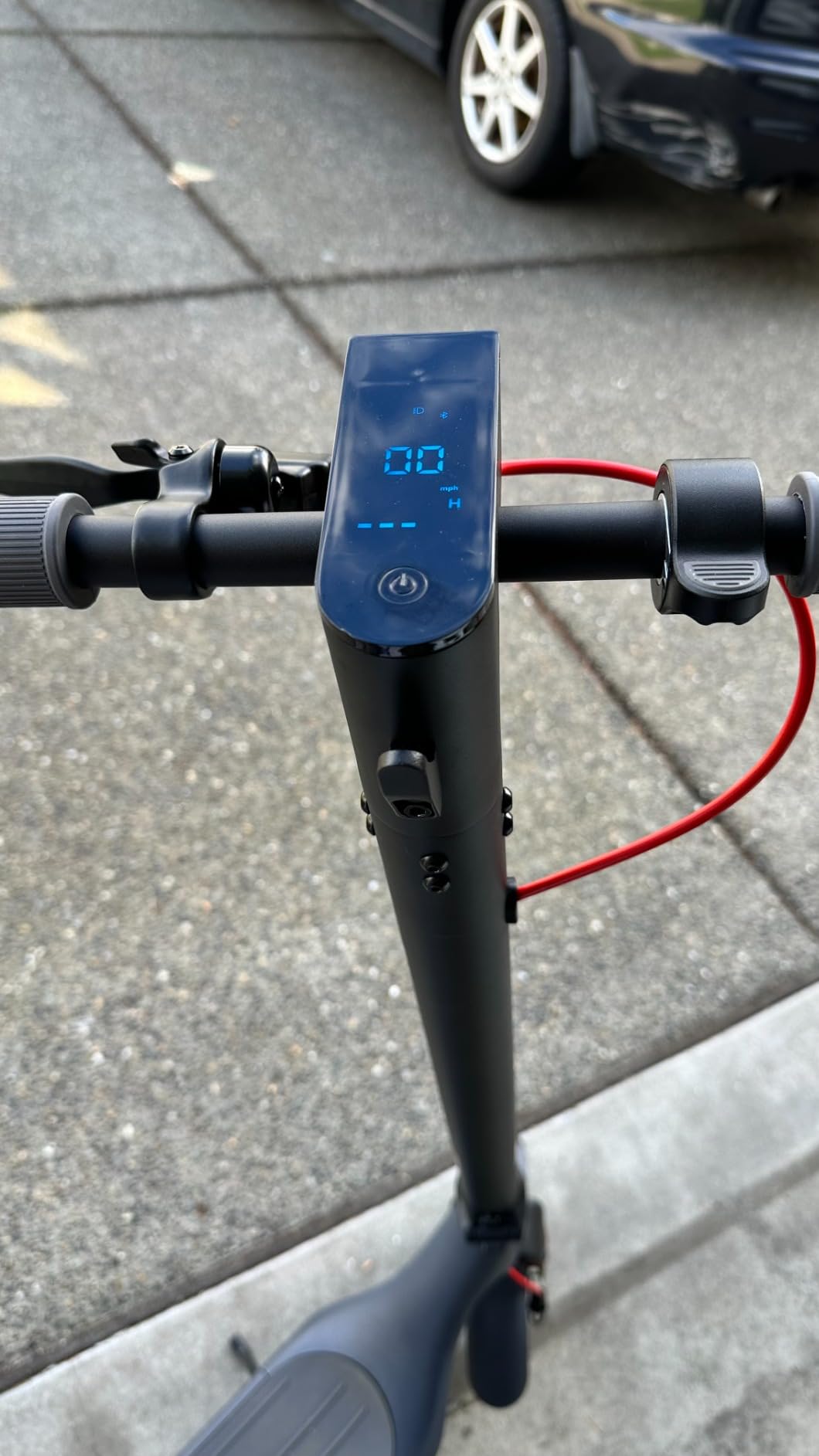 MEGAWHEELS Electric Scooter,Electric Scooter Adults Teens,10in Pneumatic Tires,350/500/600W Motor,19/31 Miles Range,15.5mph E Scooter with Smart APP Control for Commuting, Outdoor, Short Travel Gift customer photo 2