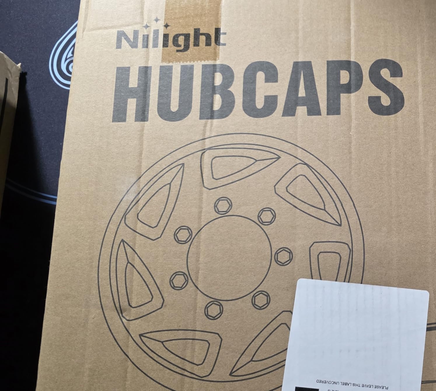 Nilight Wheel Cover Hubcaps 19 Inch for Tesla Model Y Accessories 2021 2022 2023 2024 Tesla Model Y 19 Inch Hub caps Set of 4 Rim Protector Wheel Covers Replacement Multi-Spoke Lines Style Matt Black customer photo 2
