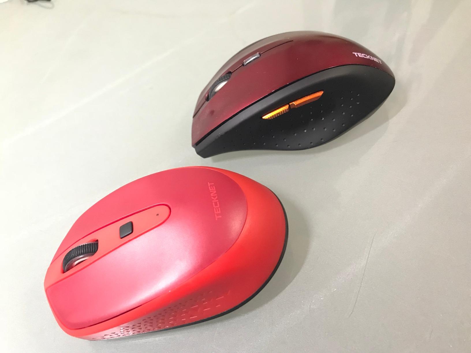 TECKNET Wireless Trackball Mouse, Bluetooth Mouse with Ergonomic, Black | 3-Device Connectivity (Bluetooth & 2.4G), 5 Adjustable DPI, RGB Lighting, PC, Mac & Laptop Compatible customer photo 2