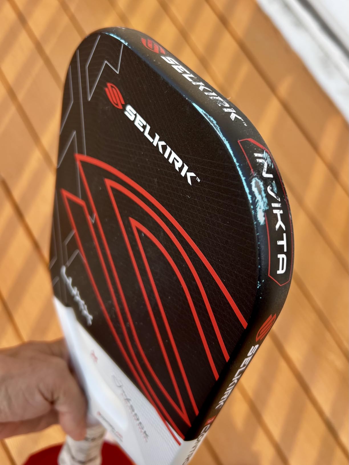 Selkirk Sport Labs Project 007 Pickleball Paddles | InfiniGrit Carbon Fiber | A pickleball racket with an Octagonal Grip and 2,000-RPM spin surface, built for intermediate to advanced players customer photo 2