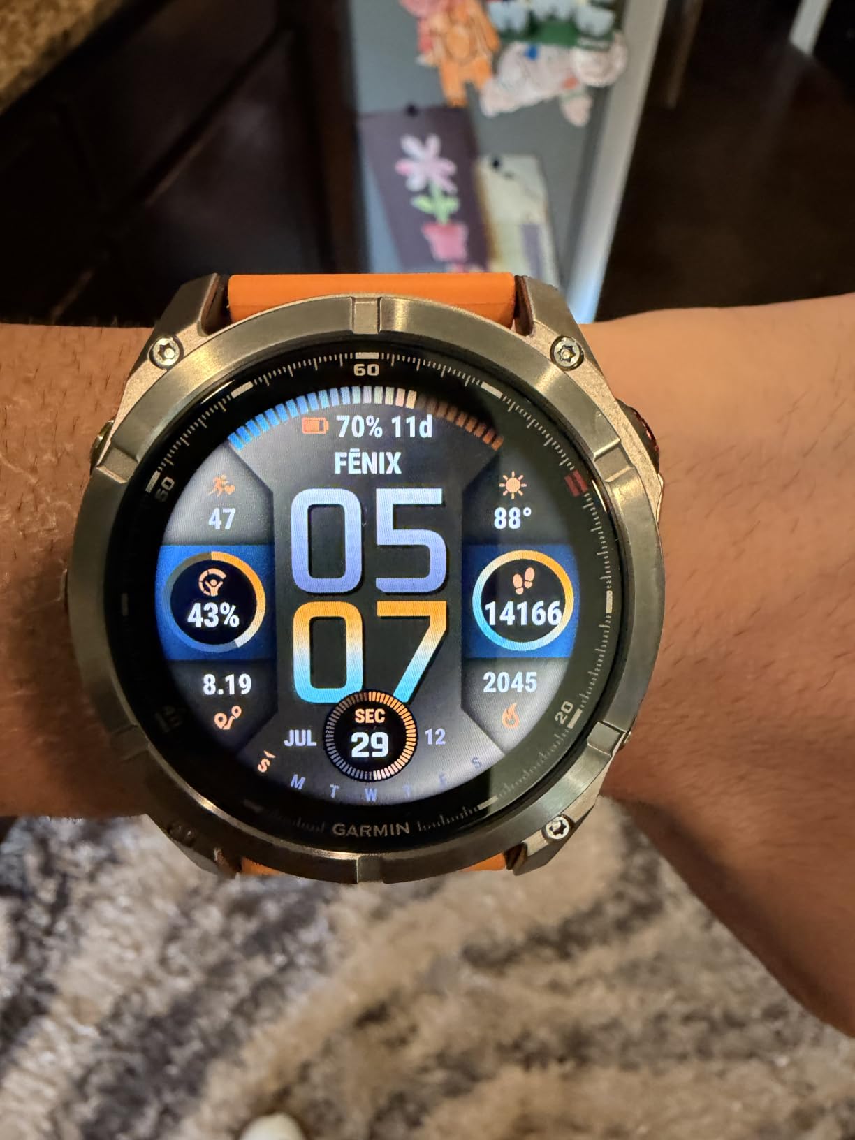 Garmin fēnix 8 Pro, 51mm, Sapphire, DLC Titanium, Black/Pebble Gray | Premium Multisport Smartwatch, inReach Technology, AMOLED Display, Built-In Flashlight, Dive-Rated, Built-In Speakers & Mic customer photo 2