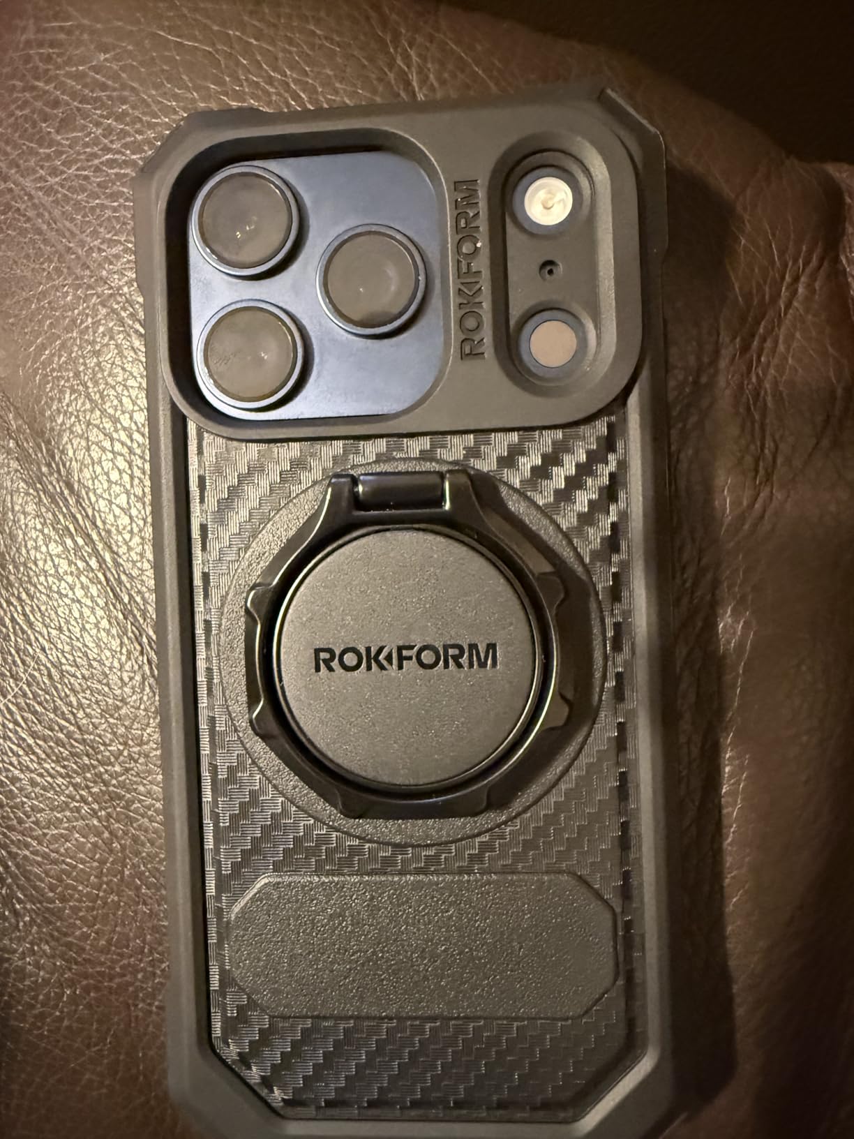 Rokform Rugged Case for iPhone 17 Pro Max, Magnetic + RokLock (Black) customer photo 2