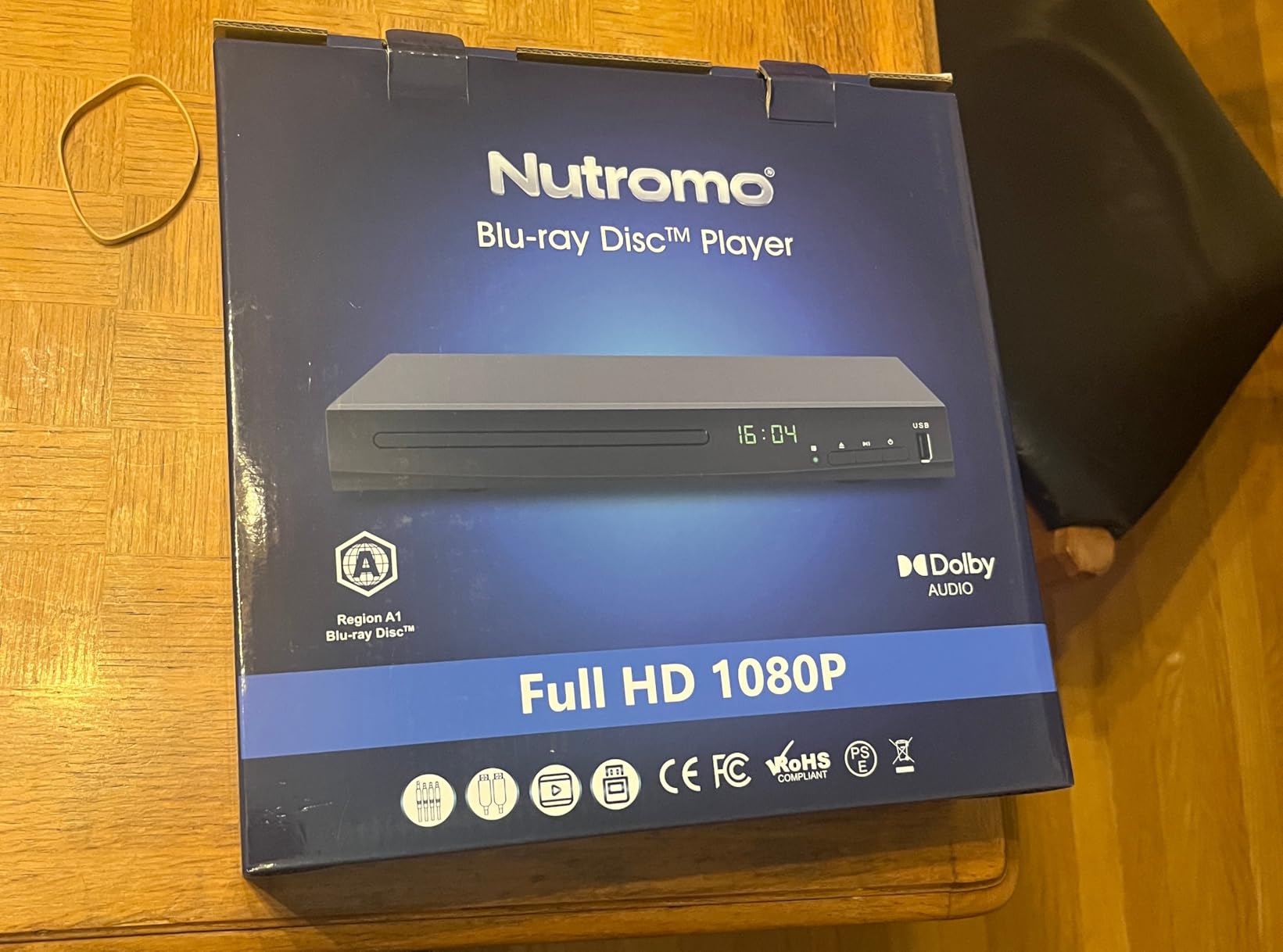 Blu Ray DVD Player Dolby Digital TrueHD/DTS and 1080P Full HD | Play Region A Blu-Rays & DVD Region 1, Support 128G USB, HDMI/AV/Coaxial Output, Built-in PAL/NTSC with HDMI/AV Cable customer photo 2