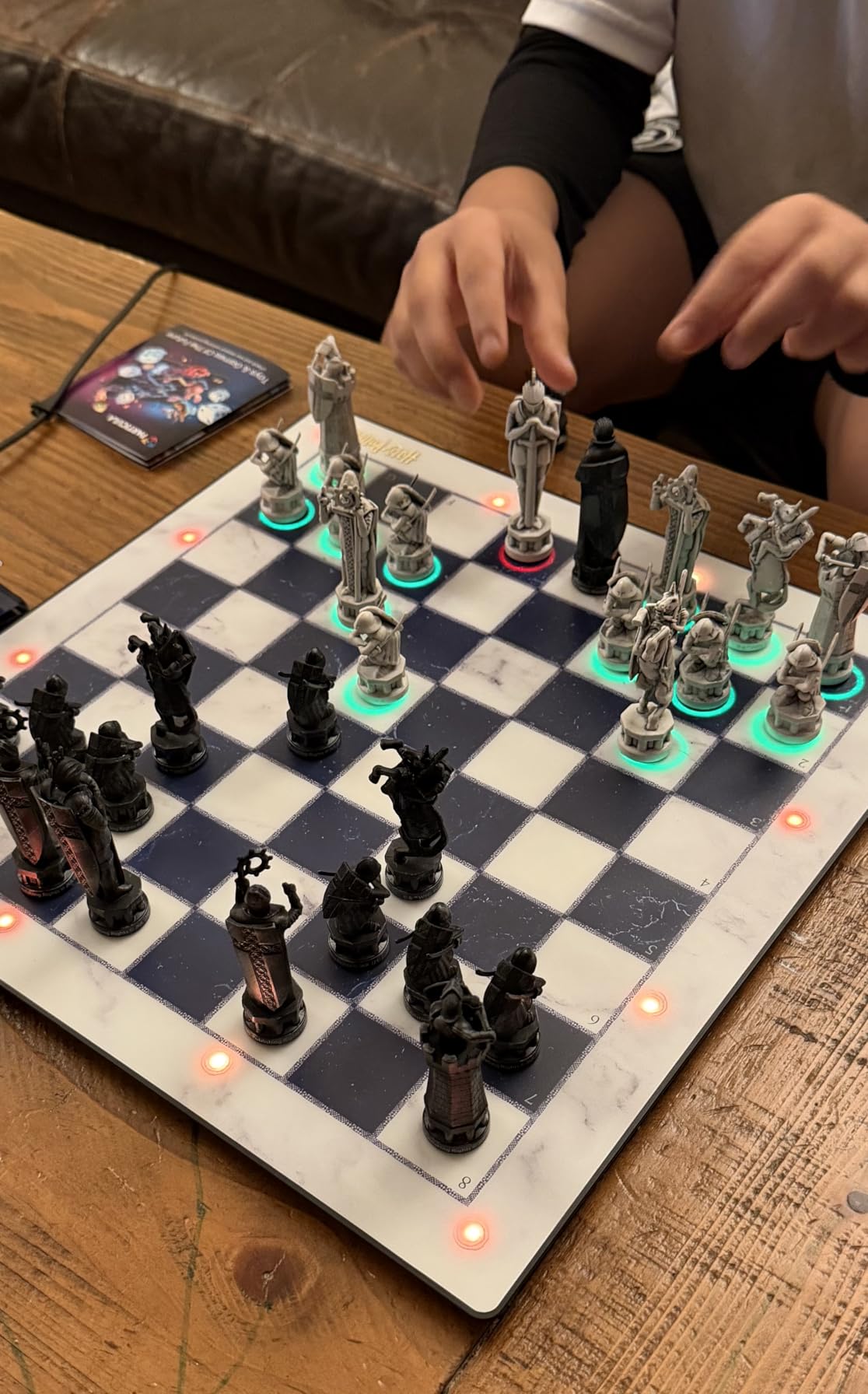 Harry Potter Chess Set Smart Electronic Board Game. Wizards Chess with App | Smart Light Coaching. Harry Potter Smart Chess Board. Great Game for Harry Potter Fans & Chess Lovers. Personal Coaching customer photo 1