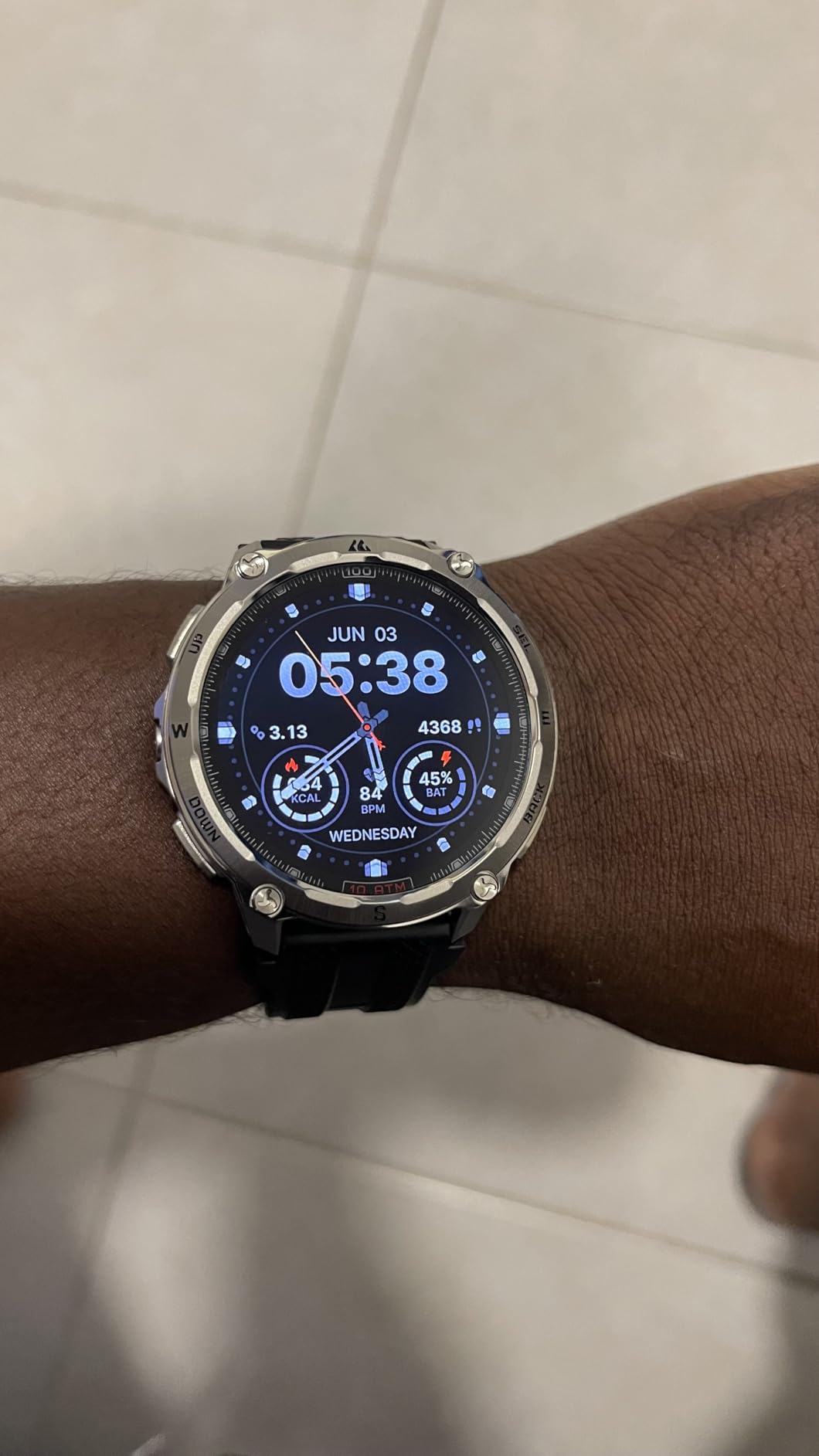 KOSPET Tank T4 Smart Watch, GPS & Offline Maps, 10 ATM & IP69K Waterproof | 1.43