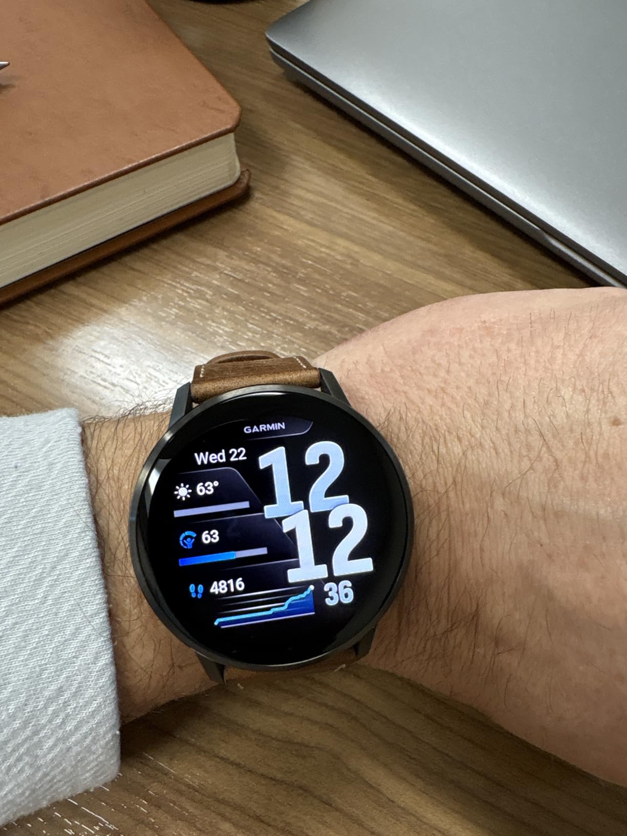 Garmin Venu 4, Advanced Fitness Smartwatch, 45mm, Black Silicone | 24/7 Health Monitoring, Advanced Sleep Tracking, Health Status, 80+ Preloaded Sports Apps, Built-In Flashlight customer photo 1