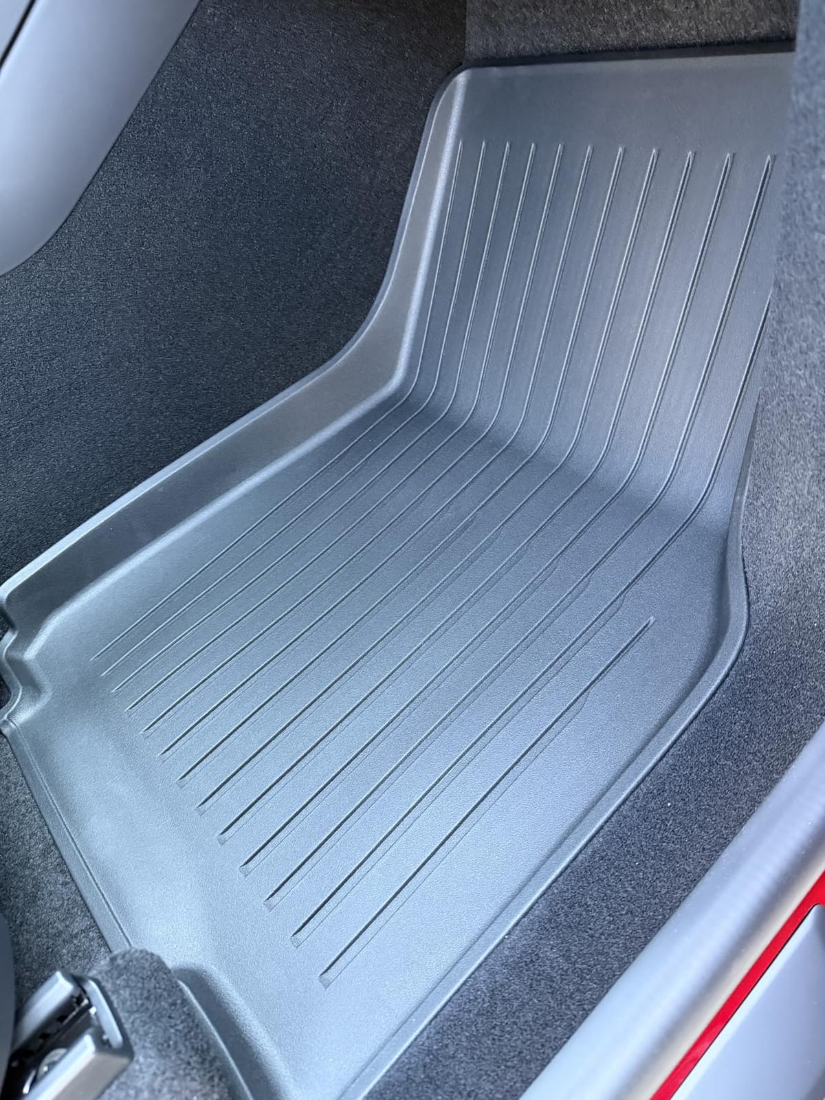 WEIZE Tesla Model Y Juniper Floor Mats 2025 2026, 11 PCS Full Set All Weather Non-Slip Floor Mats & Cargo Liners, Black Car Mats for Tesla Interior Accessories ((Not for Standard) customer photo 1
