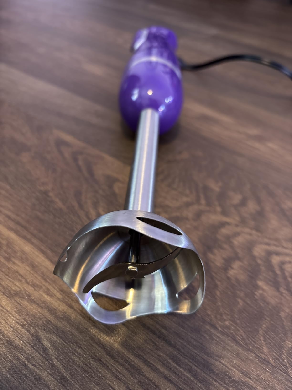 Turelar Immersion Blender Handheld, Corded Electric Blenders Portable Stick Mixer with 2 Mixing Speed and Stainless Steel Blades Emulsifier for Effortless Blending Soup, Smoothies, Puree or Baby Food customer photo 2