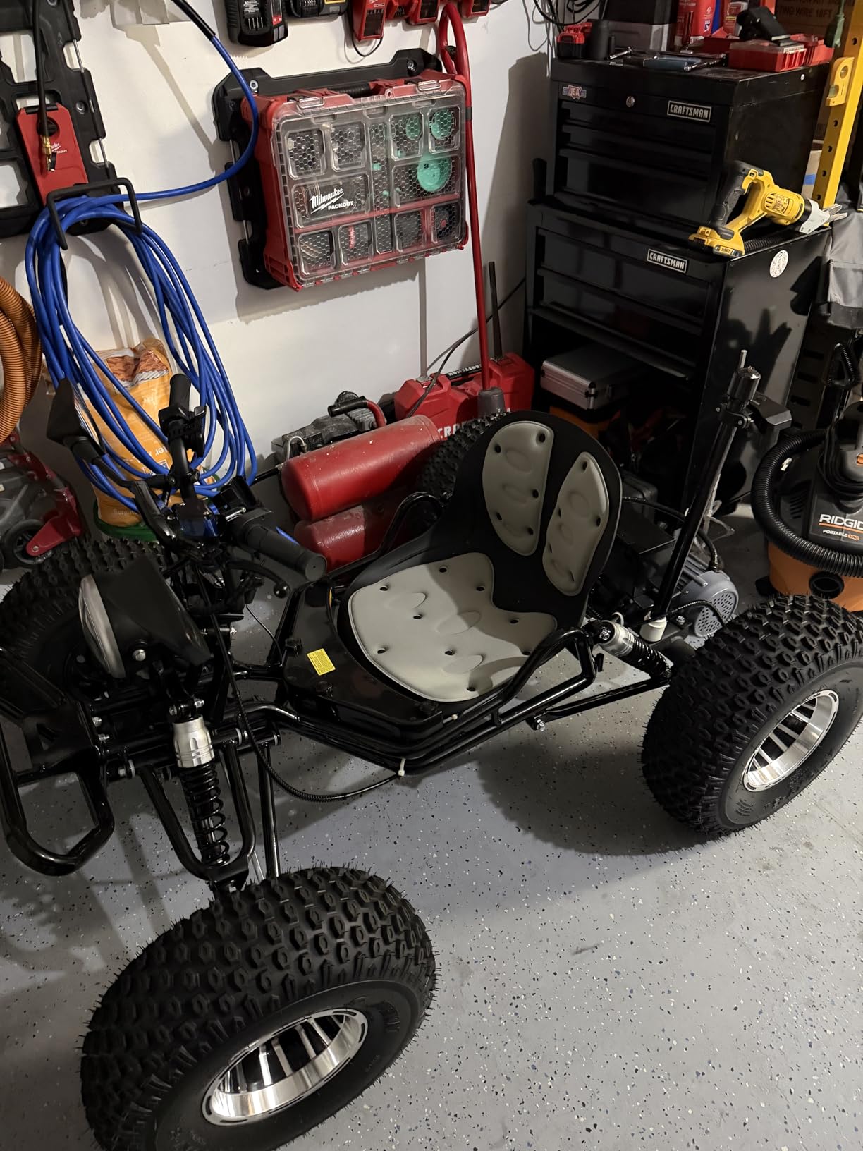 Backyard Trail 48V 20Ah Electric Off-Road Go Kart for Adults & Kids (Black) | 48V 20Ah Battery, 30-Mile Range, Peak 2500W, 3 Speed 12-31 MPH, 4-Wheel Suspension customer photo 2