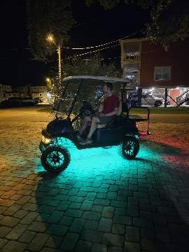 4PCS Golf Cart Underglow LED Light Kit with Built-in 12V-80V Voltage Reducer, APP & Remote Control, Sound Active Music Sync, IP67 Waterproof customer photo 2