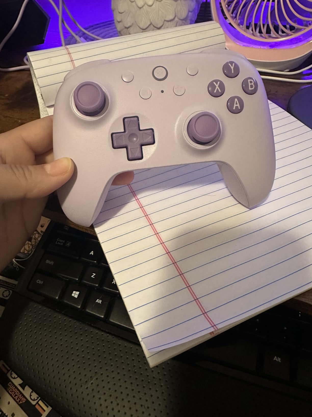 8Bitdo Ultimate 2C Wireless Controller for Windows PC and Android, with 1000 Hz Polling Rate, Hall Effect Joysticks and Triggers, and Remappable L4/R4 Bumpers (Transparent Black) customer photo 2