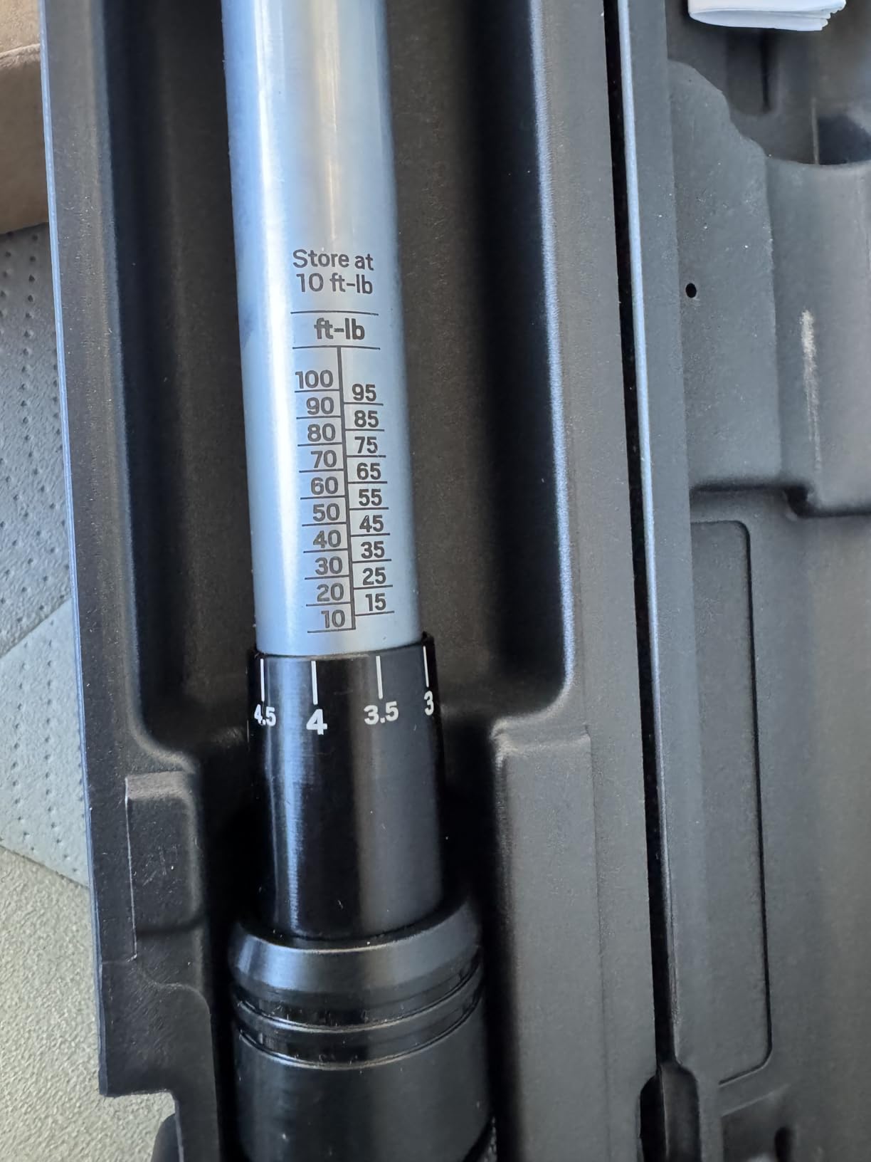 TEKTON 1/2 Inch Drive Micrometer Torque Wrench | TRQ52402 | (40 - 200 ft-lb), Dual-Direction, Certificate of Calibration customer photo 2