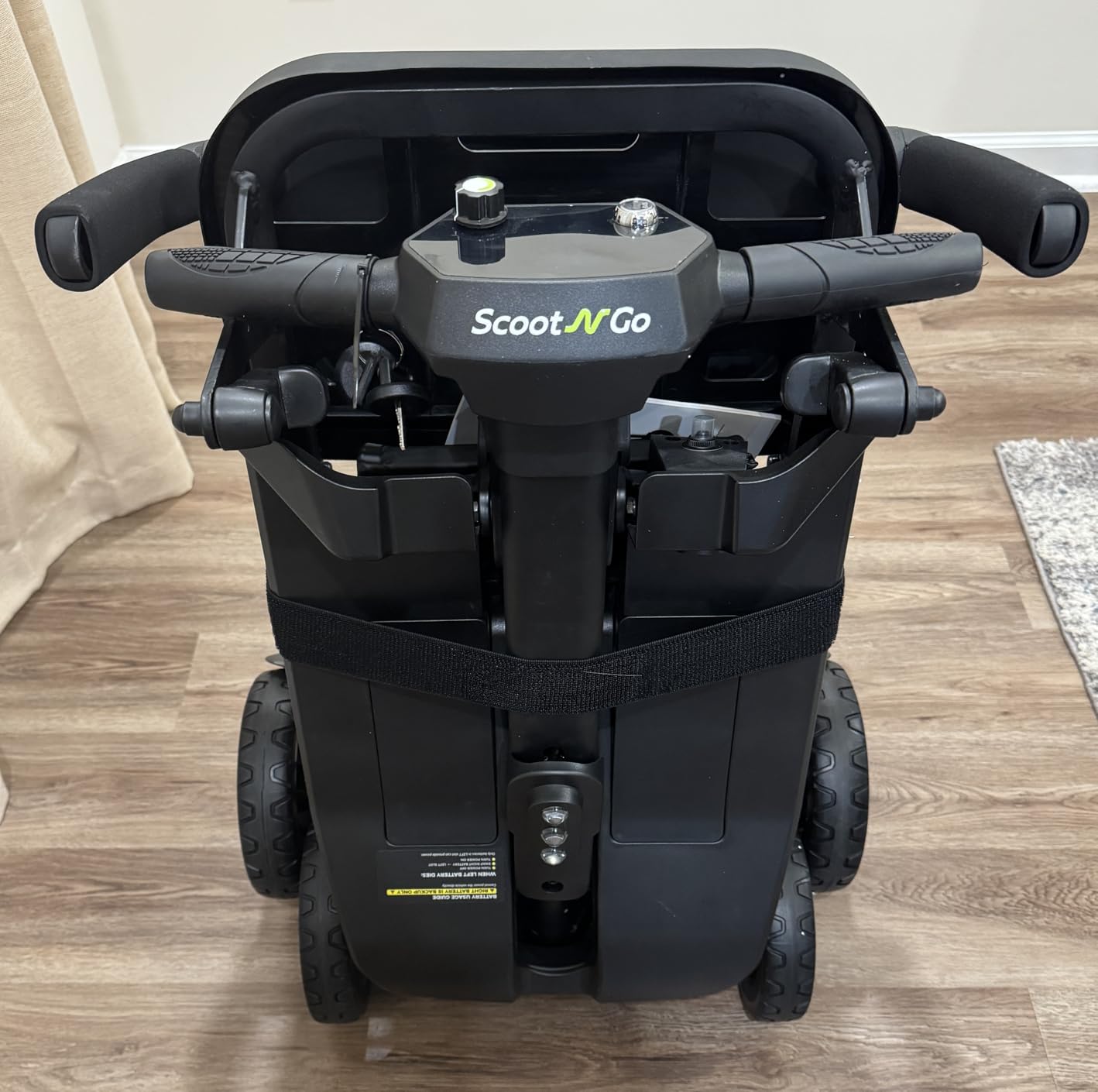 SCOOTNGO Lite Mobility Scooters for Seniors & Adults, Portable for Travel | Lightweight, Foldable, 4 Wheel, Airline Approved, Two Removable Lithium Batteries, No Assembly Needed. 39 lbs, 15 Miles customer photo 1