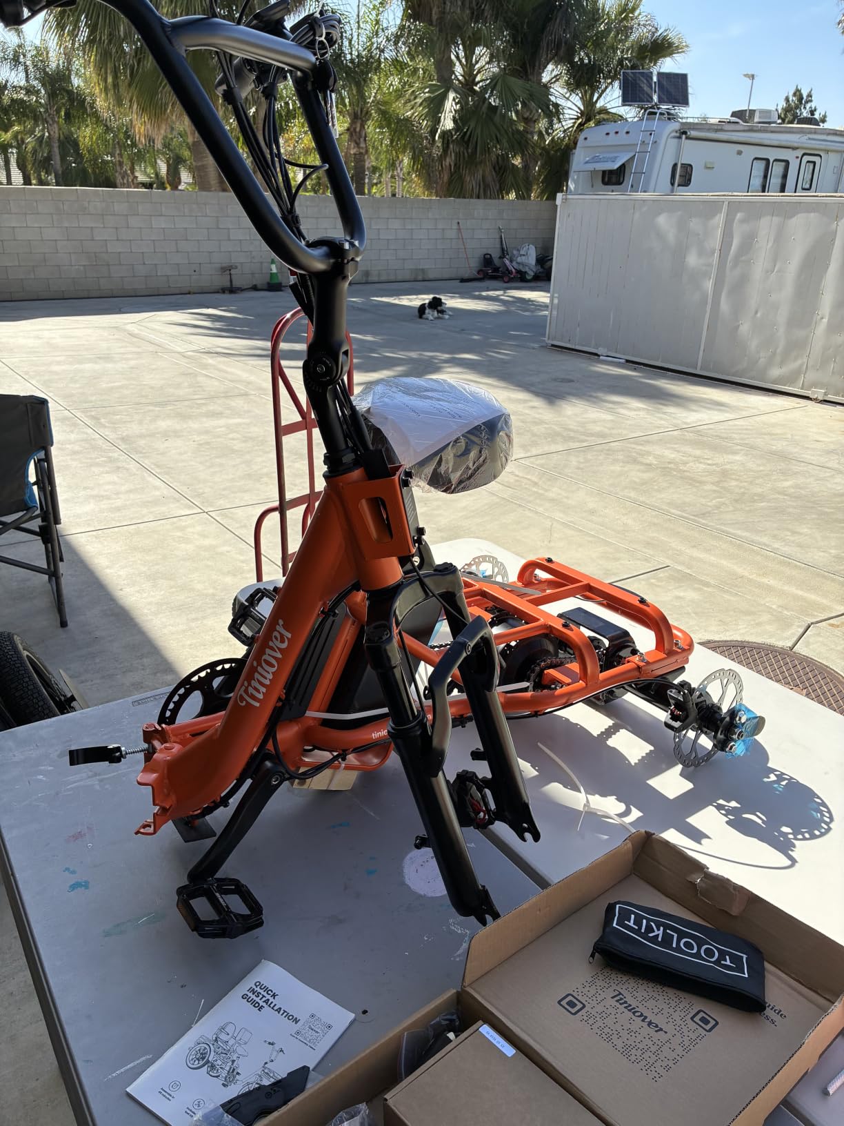 Folding Electric Tricycle for Adults 2 Seater, 20MPH 100 Miles 4