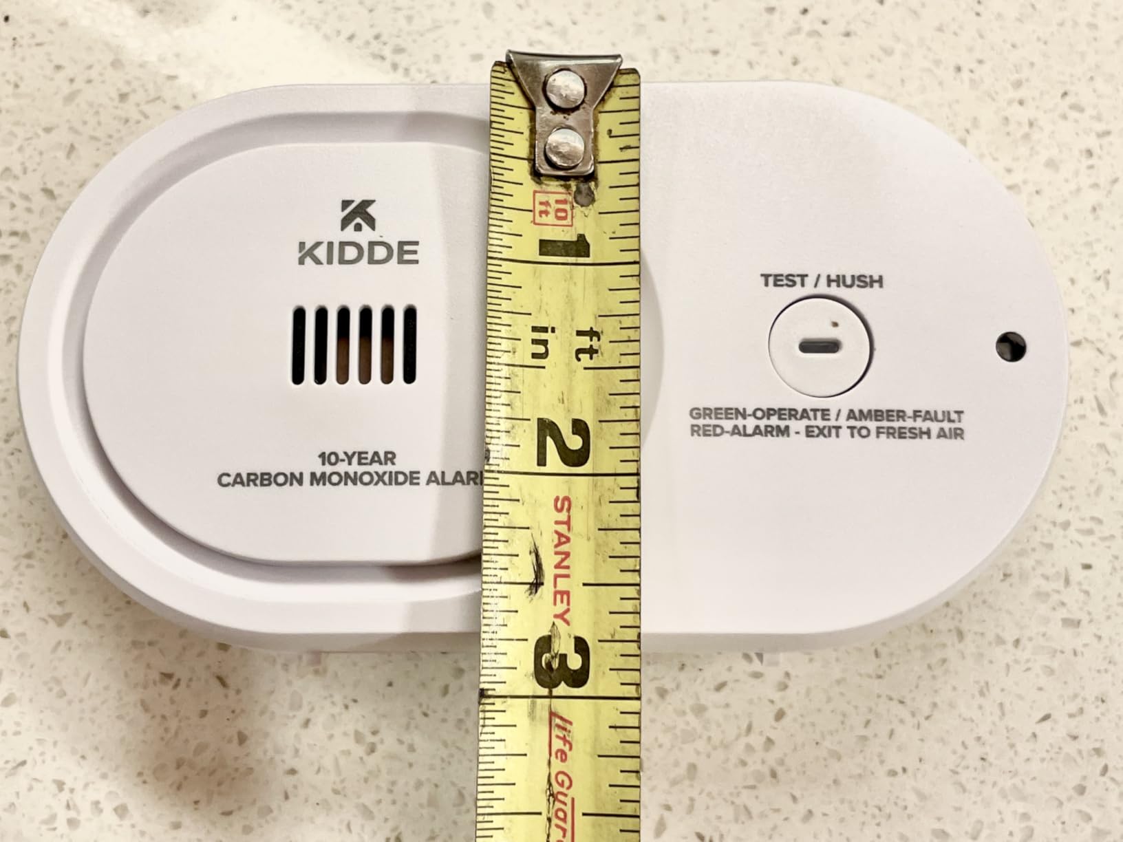 Kidde Carbon Monoxide Detector, 10-Year Battery-Powered, COB10 | No Low Battery Chirps, LED Status Lights, Loud 85 dB Alarm, Ideal for Homes and Apartments, 5th Edition customer photo 1