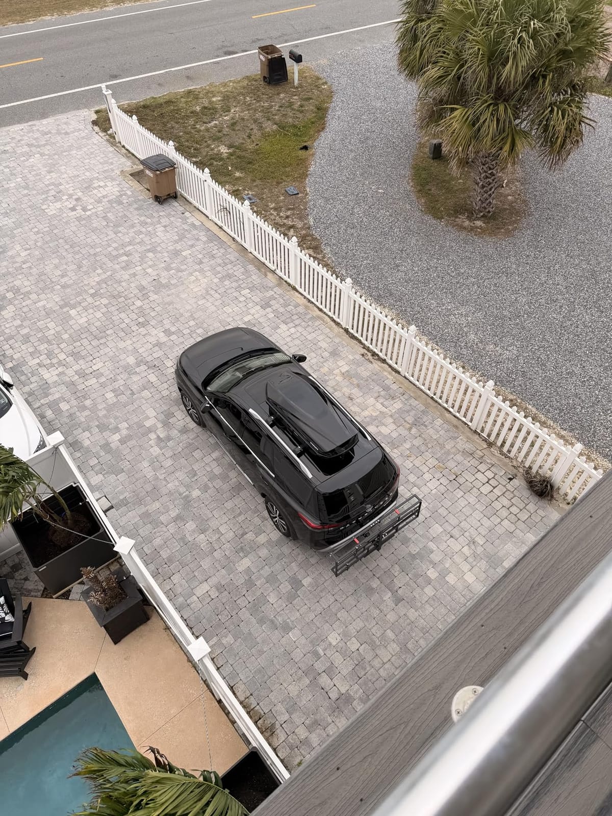 Roof Cargo Box, Dual-Side Opening Design, 14 Cubic Feet Capacity | Waterproof Hard-Shell Storage Box, Includes Straps and Spare Key, Ideal for Travel and Luggage Transport, Black customer photo 2