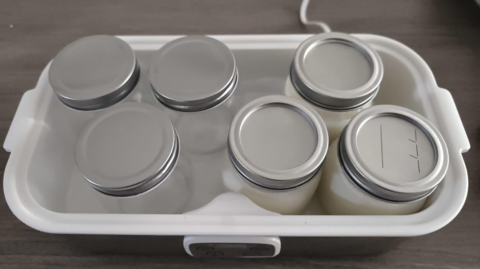 Suteck Yogurt Maker with 8 Jars, Adjustable Time & Temp Control, Black | 8 Jars Each 6oz Dishwasher-Safe, BPA-Free, 0-48H Timer & 68-131F Temp, Auto Shutoff, 25W, Greek Yogurt customer photo 2