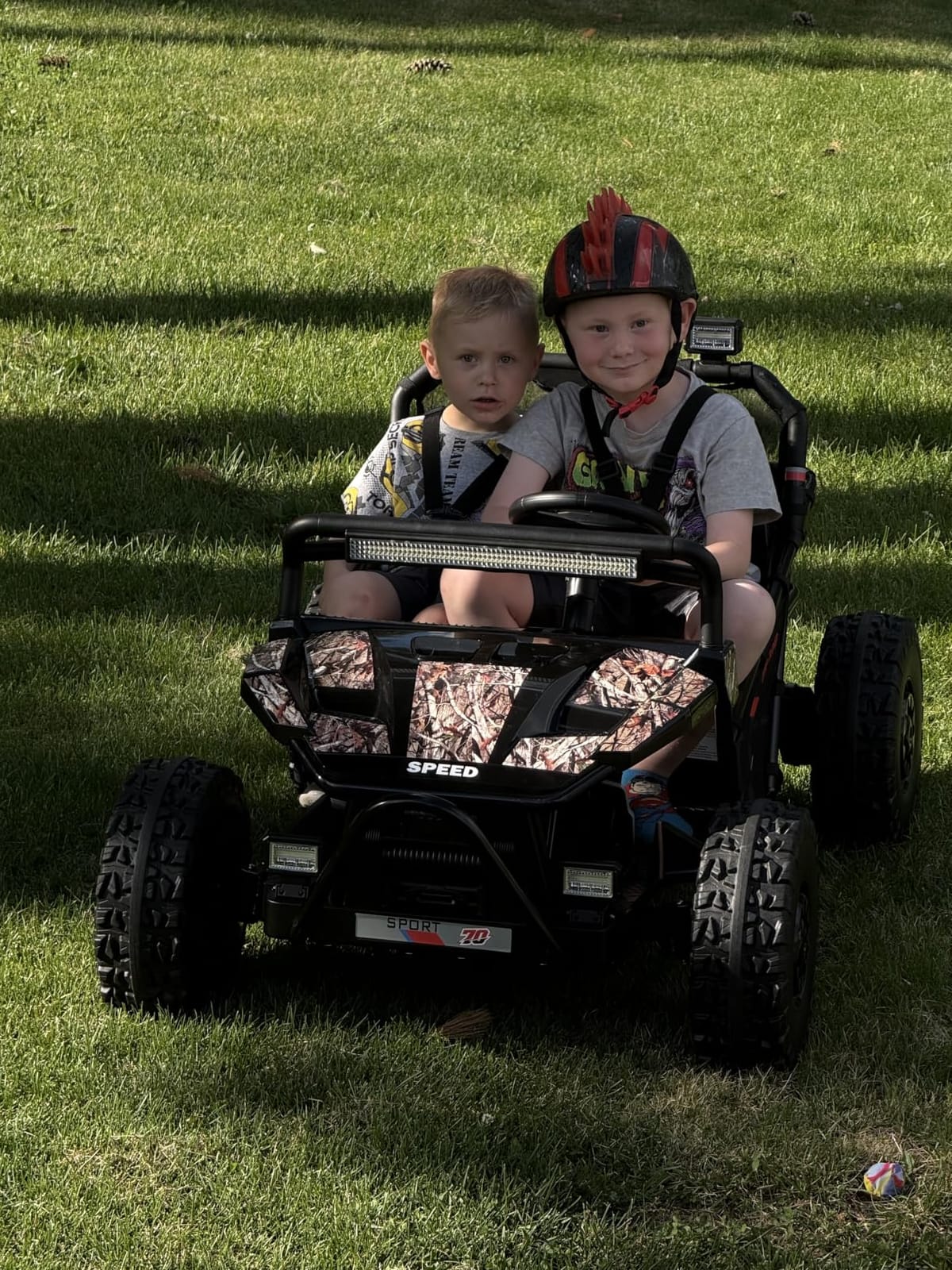 First Ride On 36V Kids Ride On UTV, 2-Seater 400W Electric Car for Kids 6+, 5-8 MPH Speed, 14
