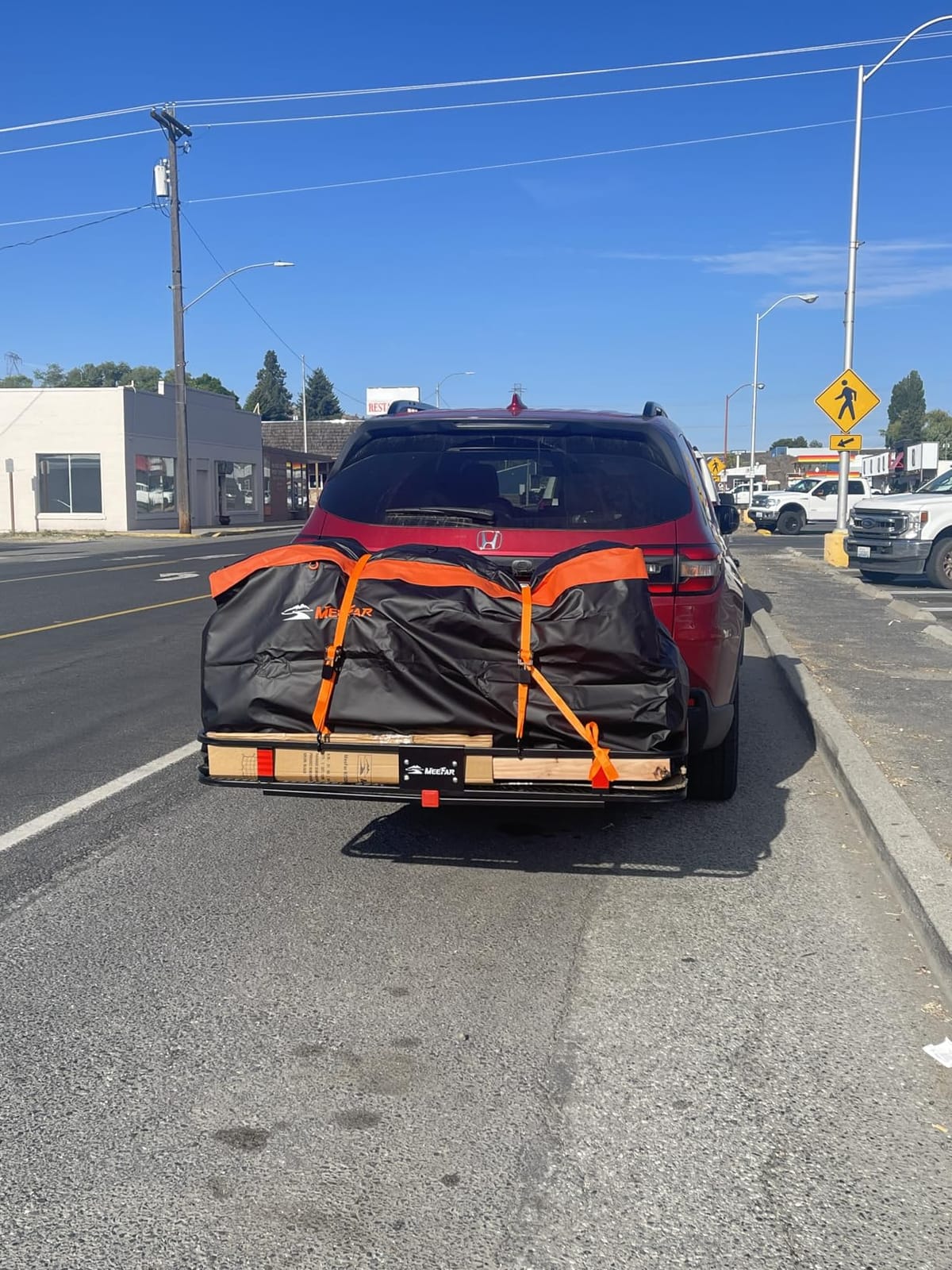Hitch Mount Cargo Carrier Rack Basket 60