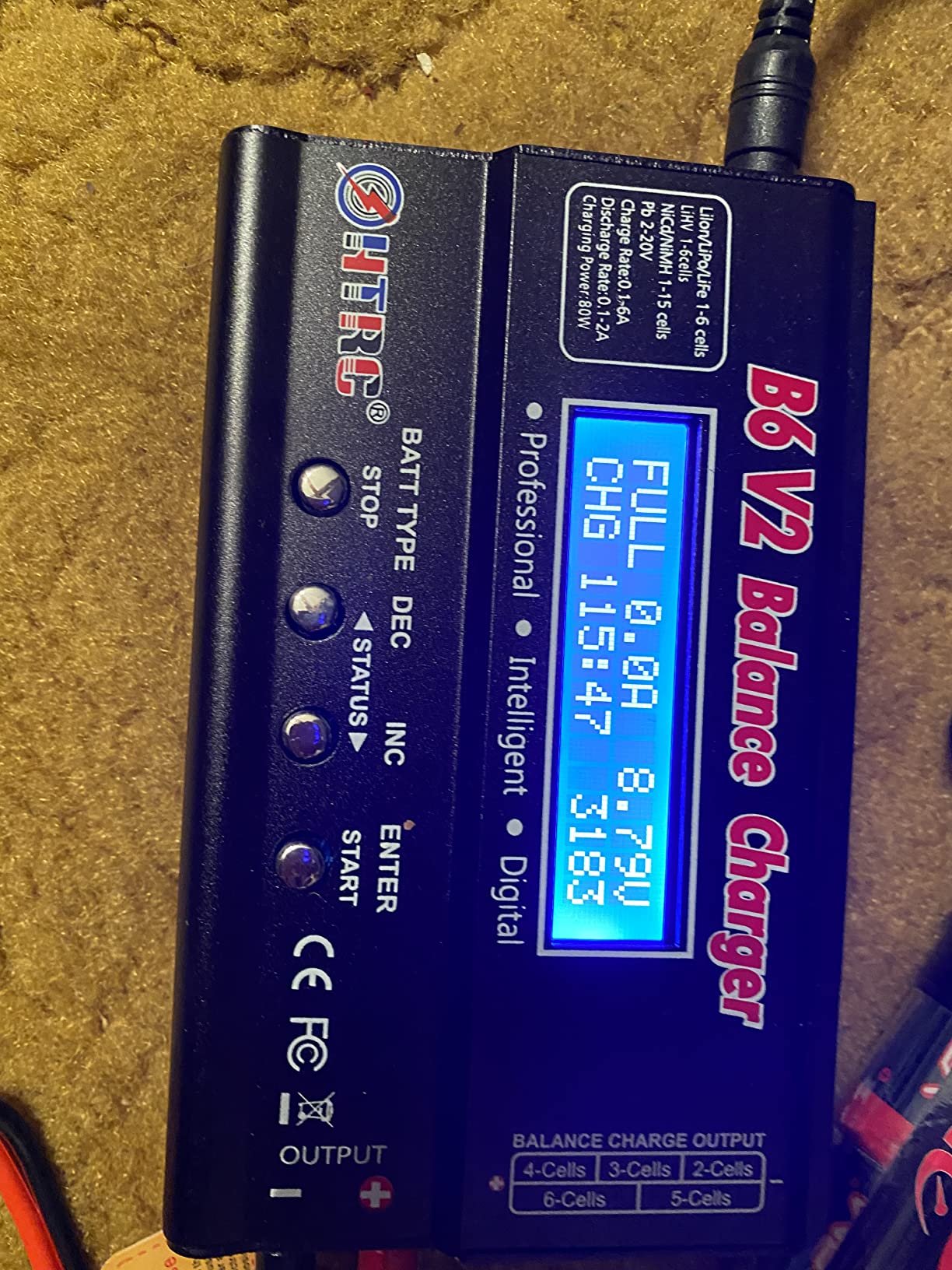LiPo Battery Charger, 80W 6A Balance Fast Battery Charger for RC Toy Model | Battery Charger Discharger for 1S-6S LiPo/Li-Fe/Li-ion 1S-15S NiMH/NiCD Packs RC Car Boat Drone Battery customer photo 2