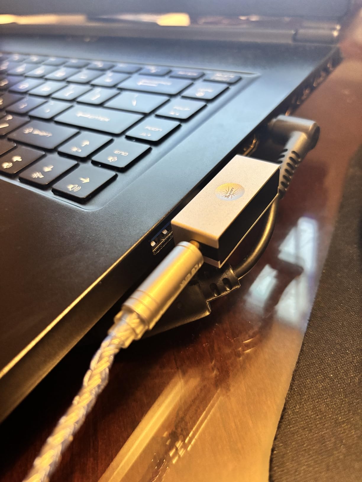 Linsoul Kiwi Ears Allegro Mini Portable IEM DAC, in Ear Monitor Amplifier, USB C to 3.5/4.4mm Output, with Custom Chip, High Resolution 32bit/384kHz, HiFi Earbuds Amp for Phone/PC (Titanium) customer photo 1