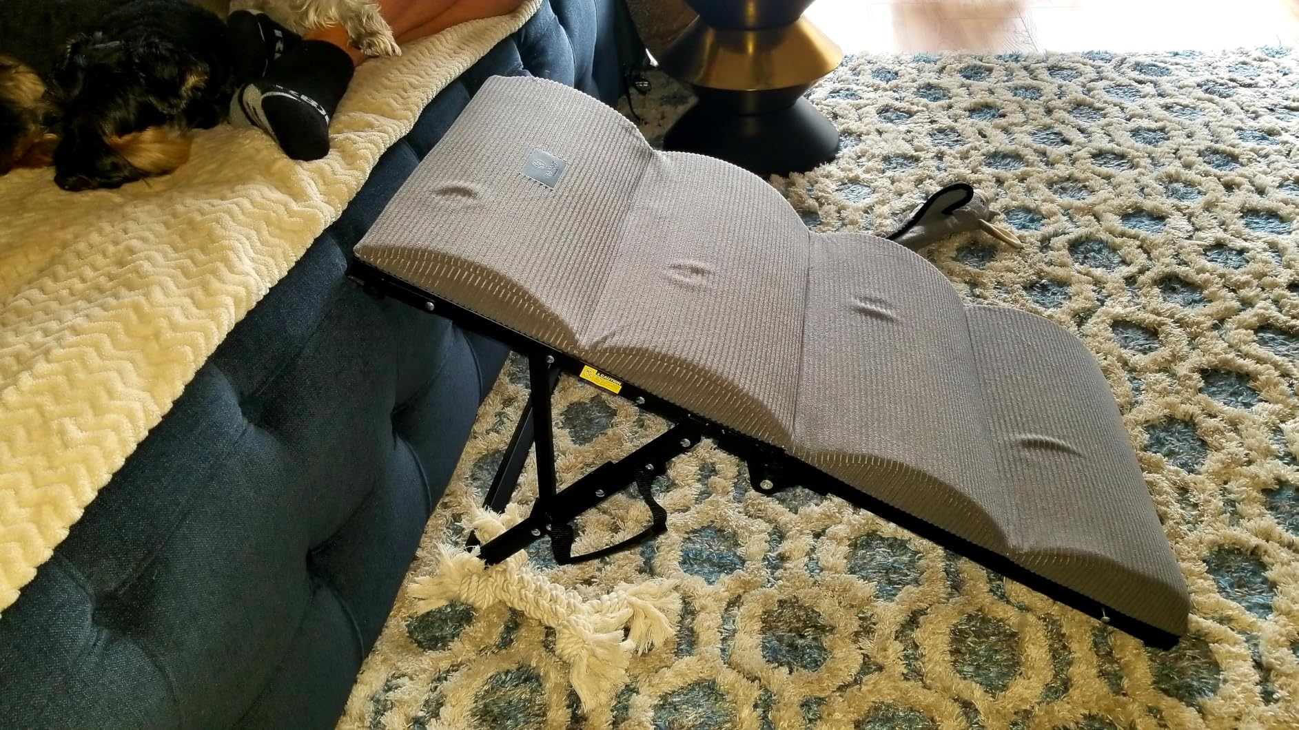 Veehoo Dog Ramp for Bed Couch Small Large Dogs, Foldable Pet Ramp 12