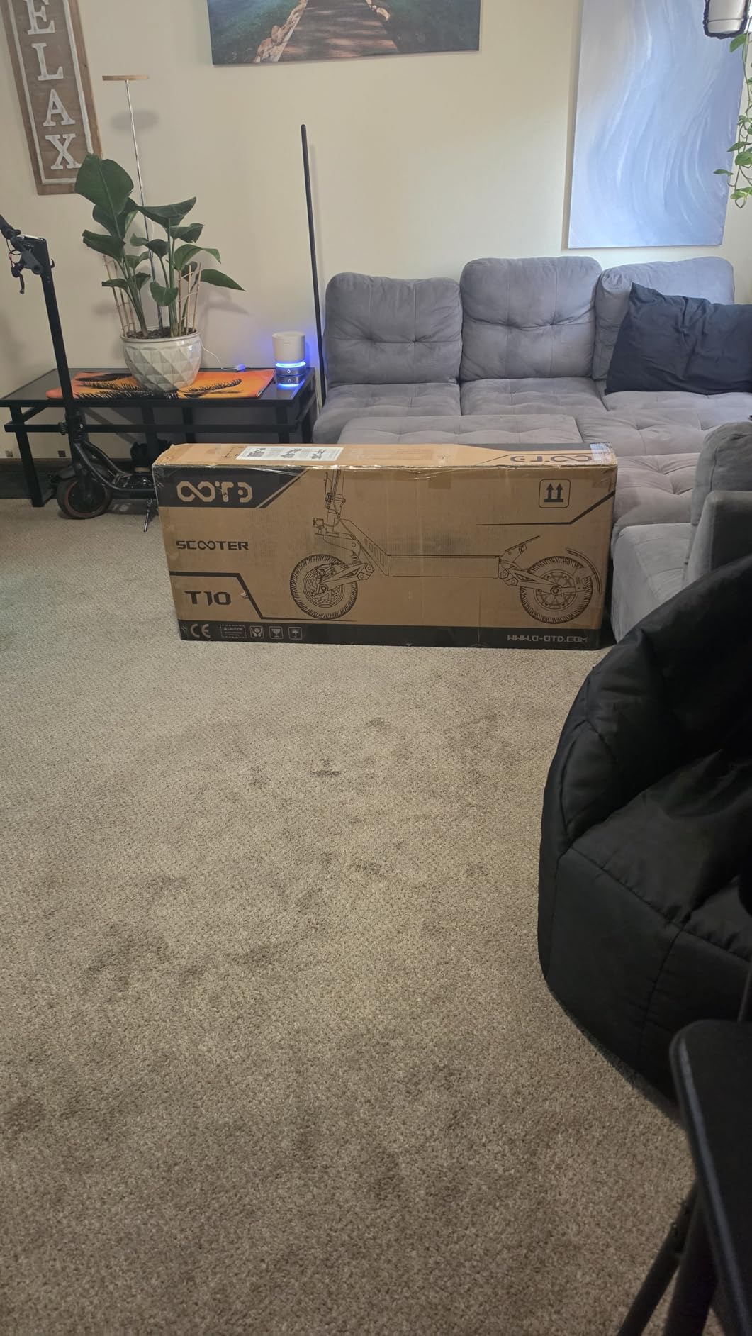 T10 Electric Scooter for Adults, 48V 18AH Battery Up to 46 Miles Long Range & Powerful Motor, 31 MPH Max Speed, 11 Inch All-Terrain Tires Folding Commuter E Scooter with Dual Suspension & LCD Display customer photo 2