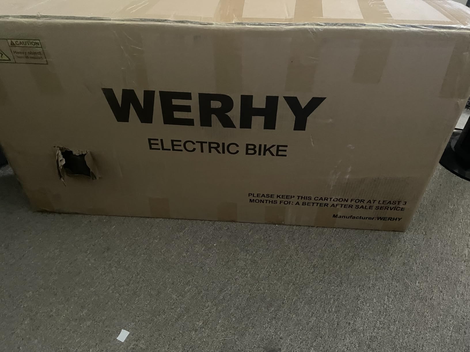 WERHY Electric Bike for Adults, 500W Motor, 20 MPH Max Speed Folding Ebike, 14