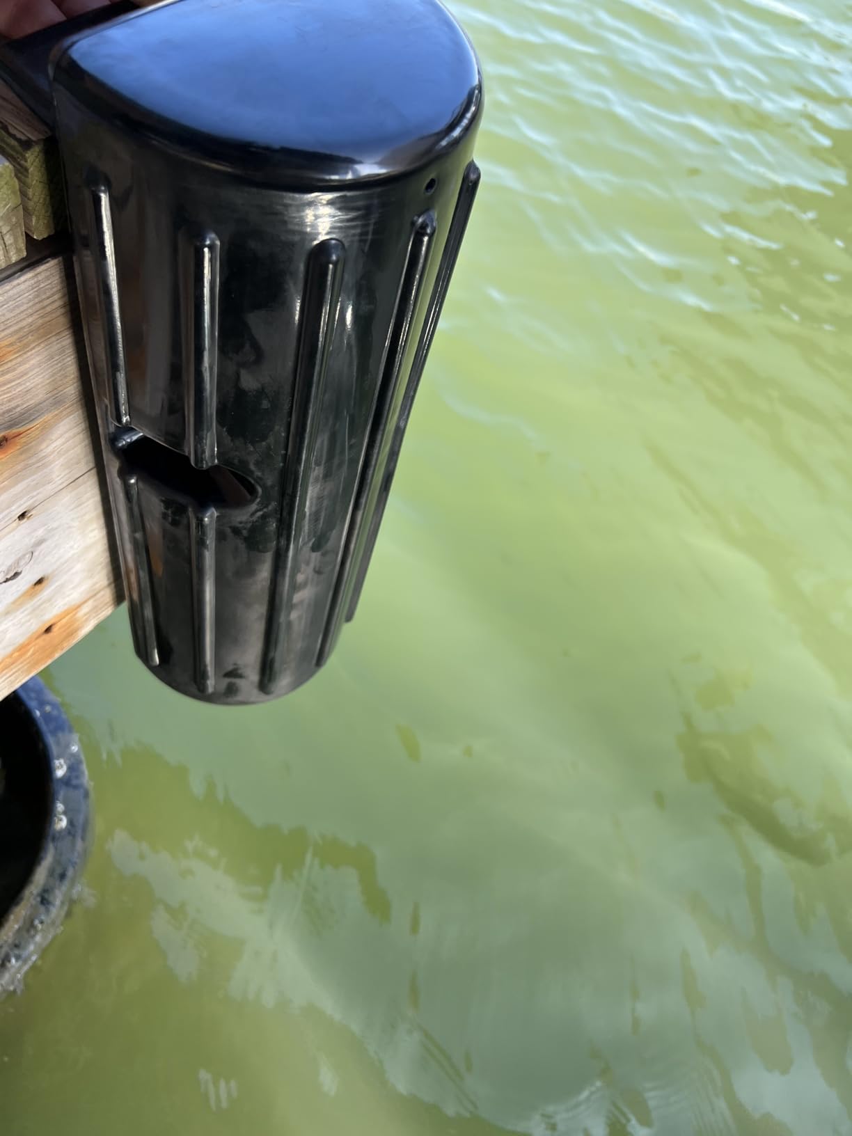 OCEANBROAD Dock Bumpers, Boat Dock Bumpers for Edge & Side | UV-Resistant PVC, Marine Fender Guard with Stainless Steel Hardware, Edge & Side Installation, Vertical Dock Protection customer photo 1