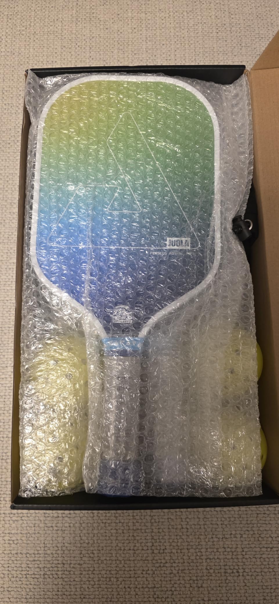 JOOLA Perseus Astral Pickleball Paddles Set of 2 - Includes: 2 Pickleball Paddles, 4 Balls & Sling Bag - Cold Press Carbon Surface - Lightweight, Beginner Friendly - USAP Approved - NFC Enabled customer photo 1