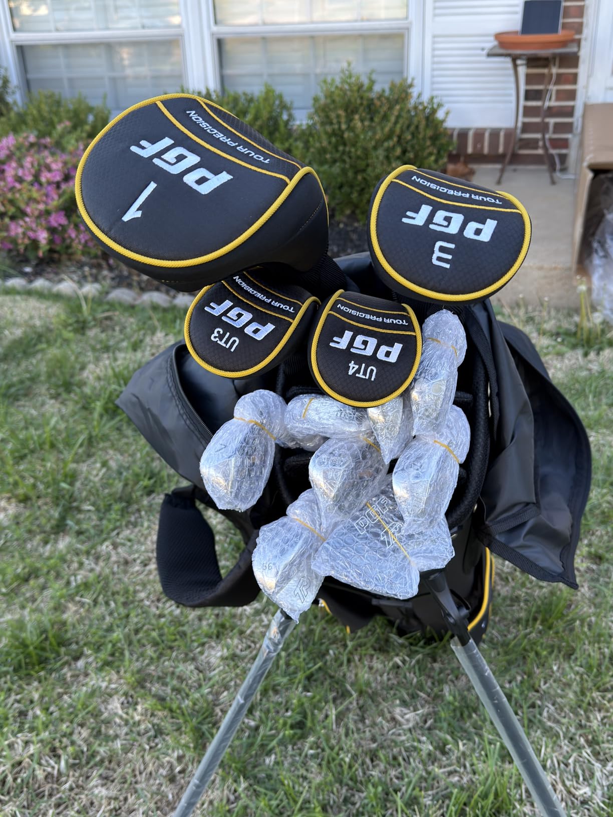 PGF Golf Gold TP Complete Golf Club Package Set for Men & Women [17-Pieces] [Flex: Regular] customer photo 2