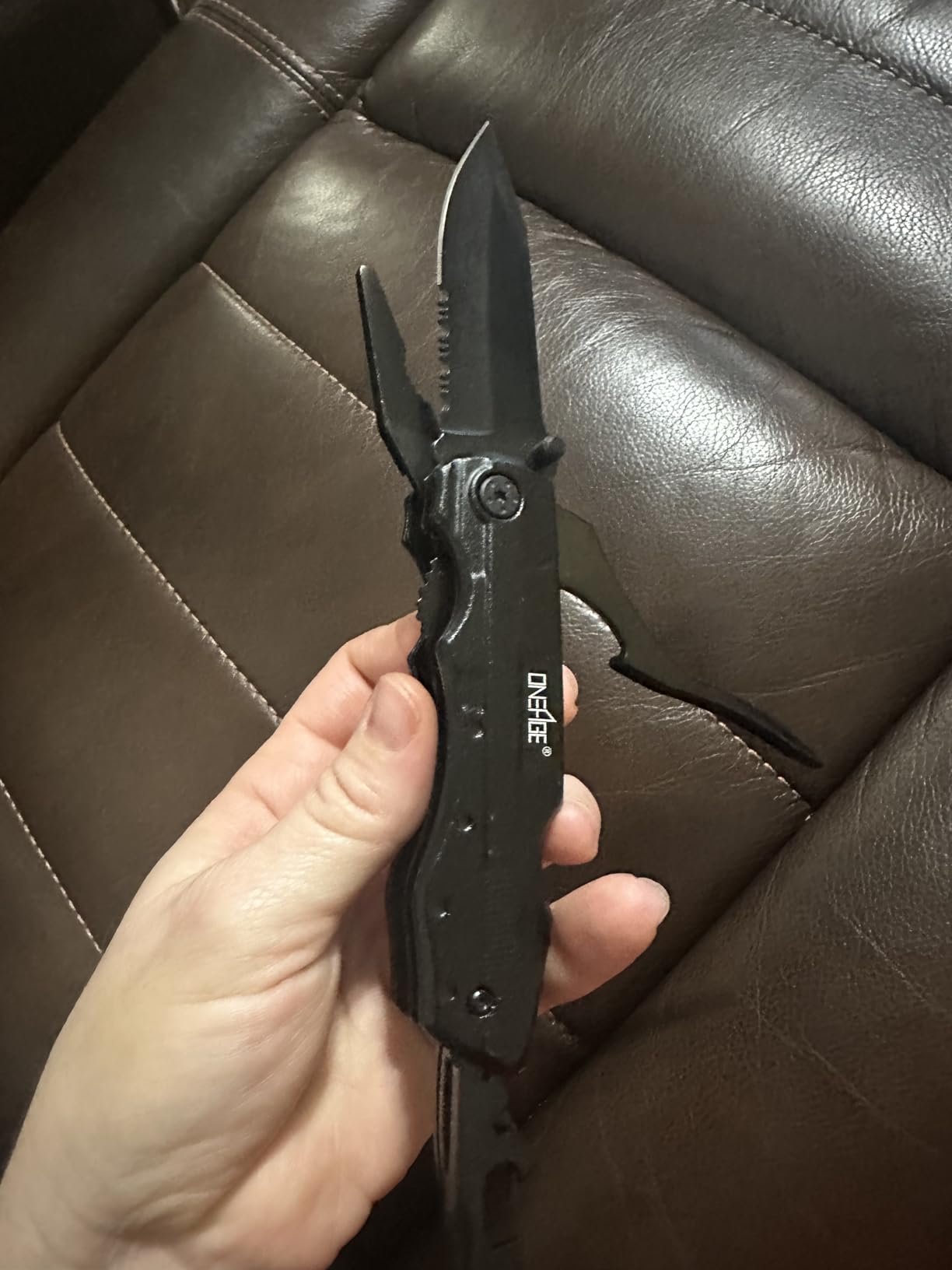 Graduation for Him Gifts, 'HOTTER BY ONE DEGREE' Multitool Knife, Practical College Graduation Decorations 2026, Masters Degree Grad Gifts, Gift for Son Graduate Students Camping, Hiking, Fishing customer photo 1