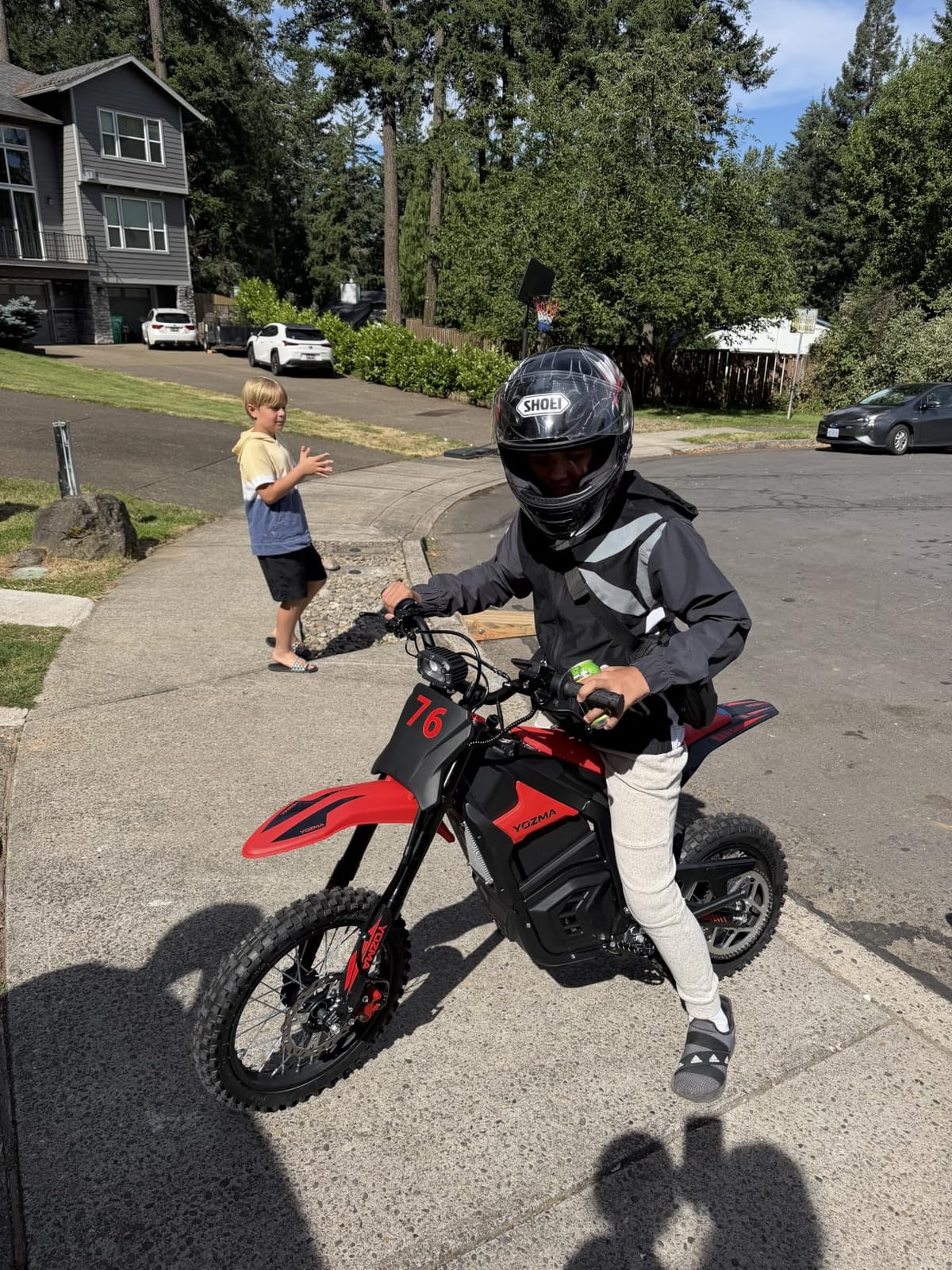 Yozma IN10 Electric Dirt Bike, 40MPH 2600W Off Road Electric Motorcycle | 48V 23.4Ah Removable Battery Ebike, Dual Hydraulic Suspension& Brakes, Mountain Off Road, Teens & Adult customer photo 2