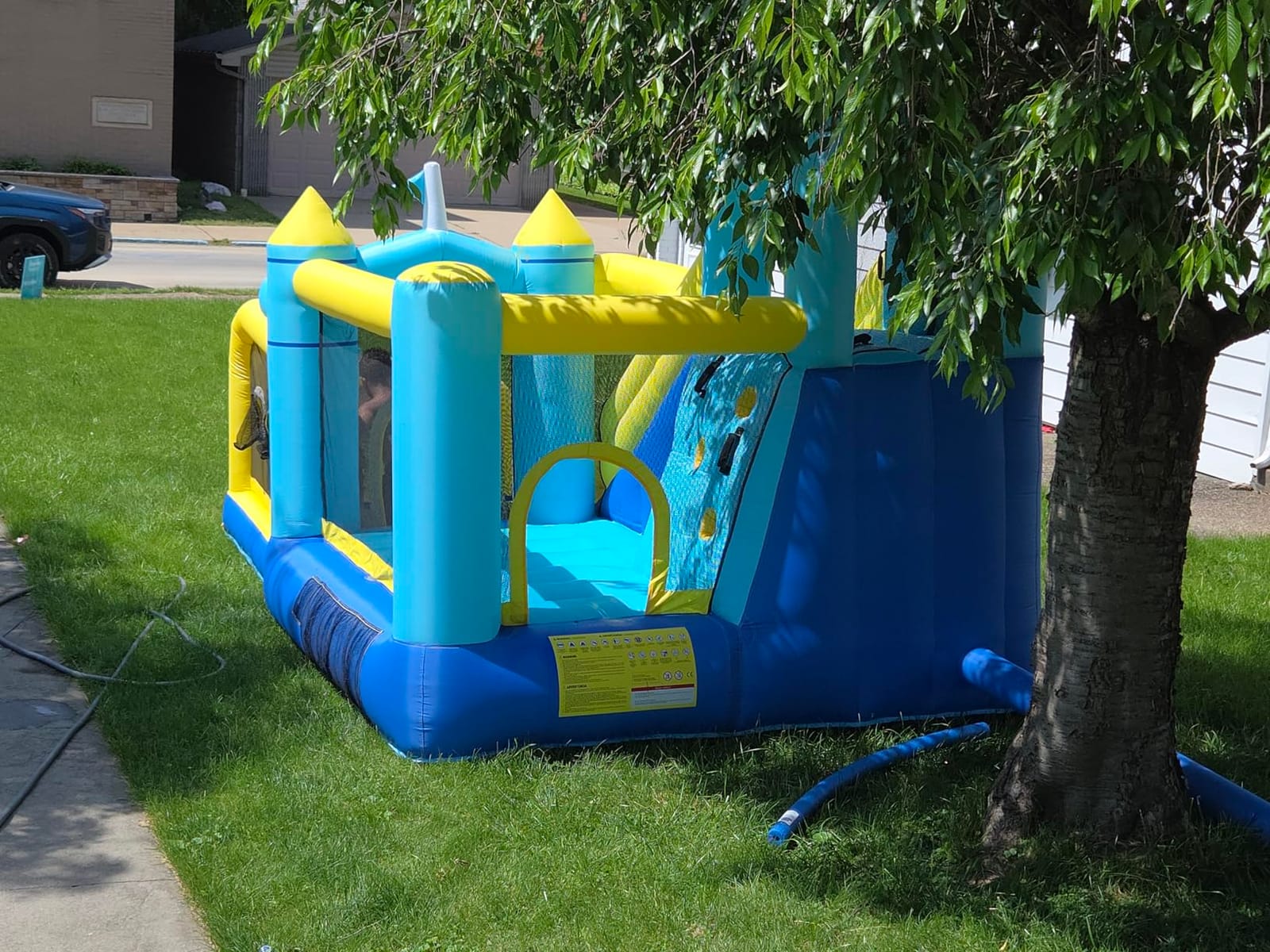 Bounce House, 8-in-1 Gameplay Mode Inflatable Bounce House for Kids | Sturdy and Durable Bouncy House with Blower, Bouncy Castle with Slide, Great for Indoor, Outdoor & Backyard, Birthday Parties customer photo 1